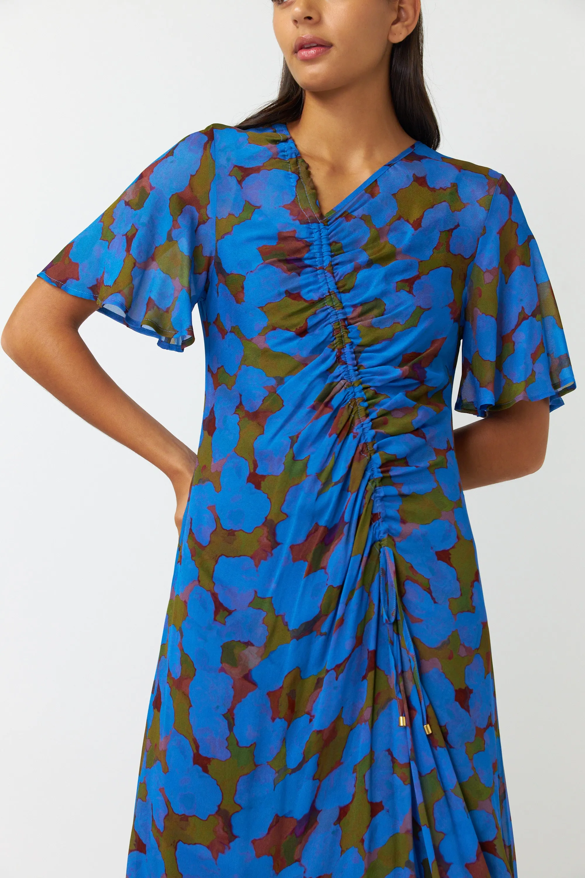 Rhea ruched dress sold by Kate Sylvester product image thumbnail 2