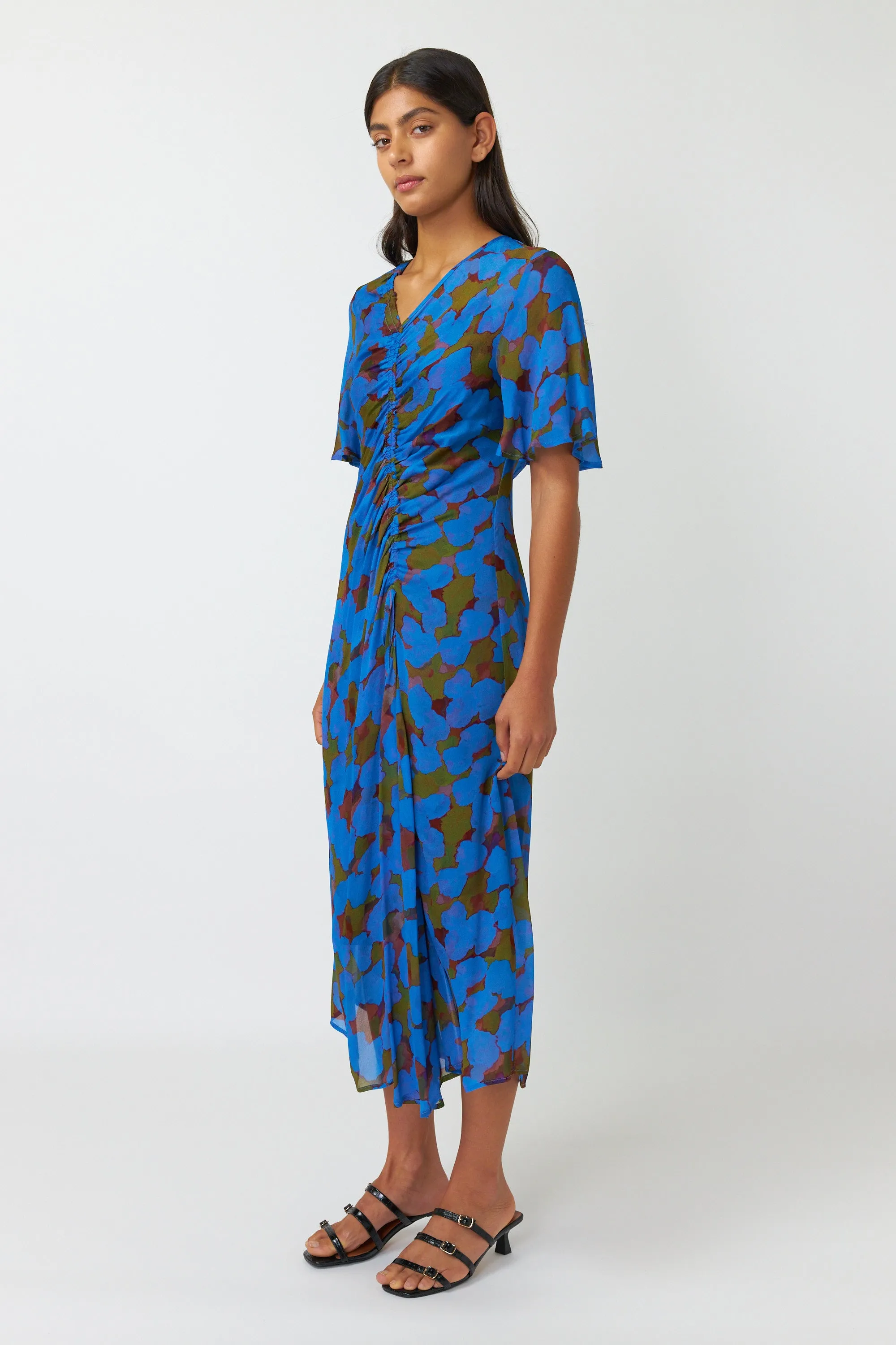 Rhea ruched dress sold by Kate Sylvester product image thumbnail 3