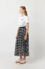 Sheer plaid skirt sold by Kate Sylvester