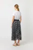 Sheer plaid skirt sold by Kate Sylvester
