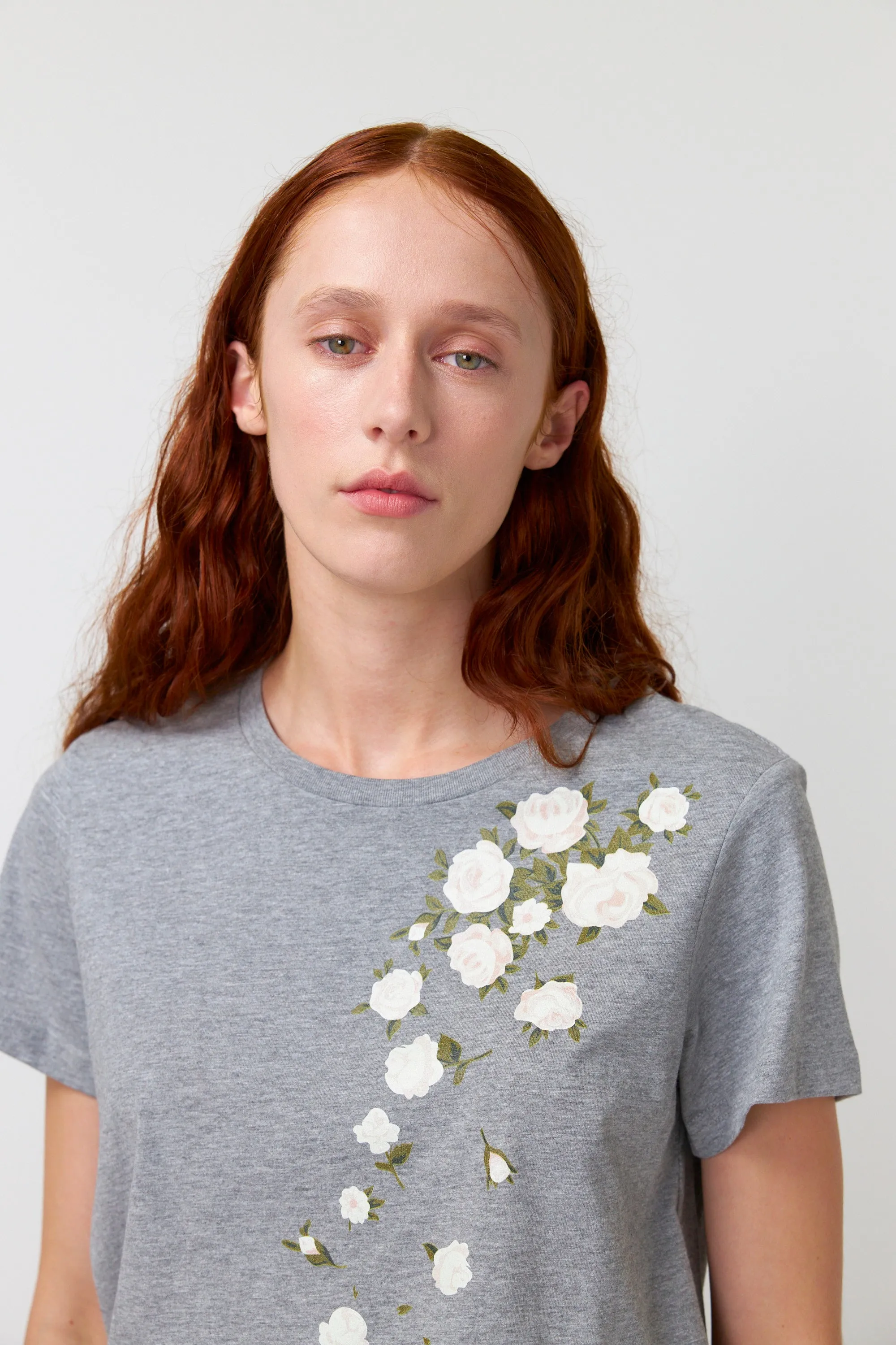 Falling roses t-shirt sold by Kate Sylvester product image thumbnail 4