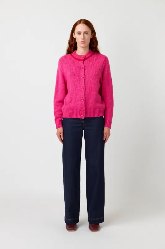 Fluffy cardigan sold by Kate Sylvester