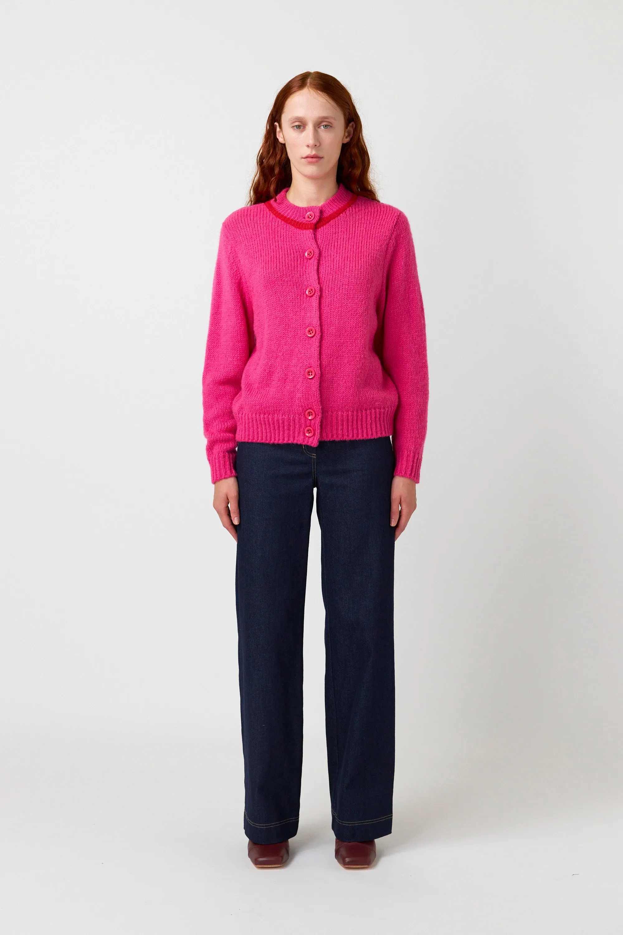 Fluffy cardigan sold by Kate Sylvester