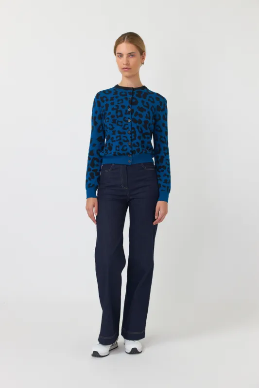 Leopard cardigan sold by Kate Sylvester