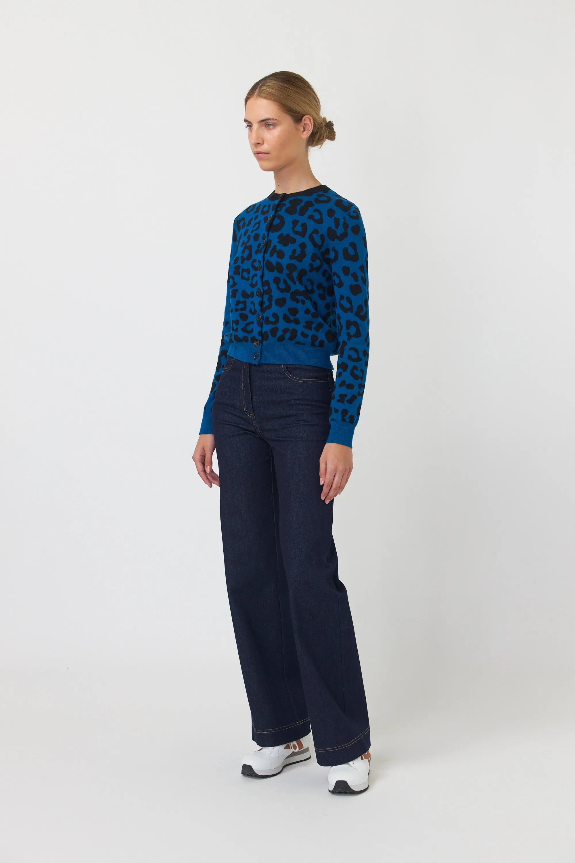 Leopard cardigan sold by Kate Sylvester product image thumbnail 2