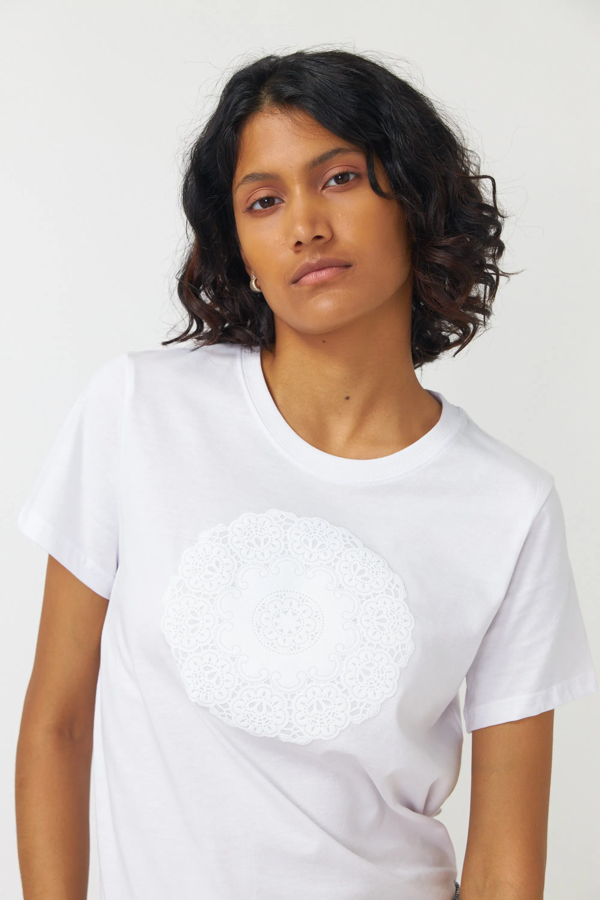 Doily t-shirt sold by Kate Sylvester product image thumbnail 4
