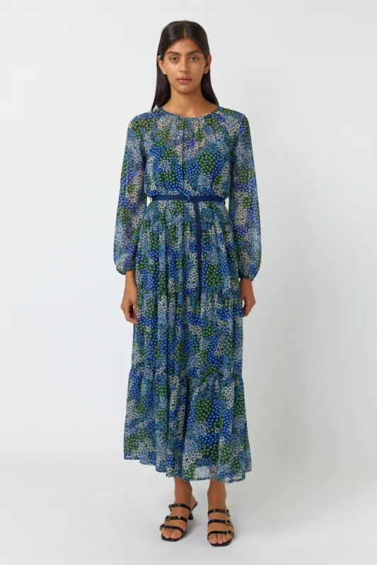 Patchwork floral tiered dress sold by Kate Sylvester