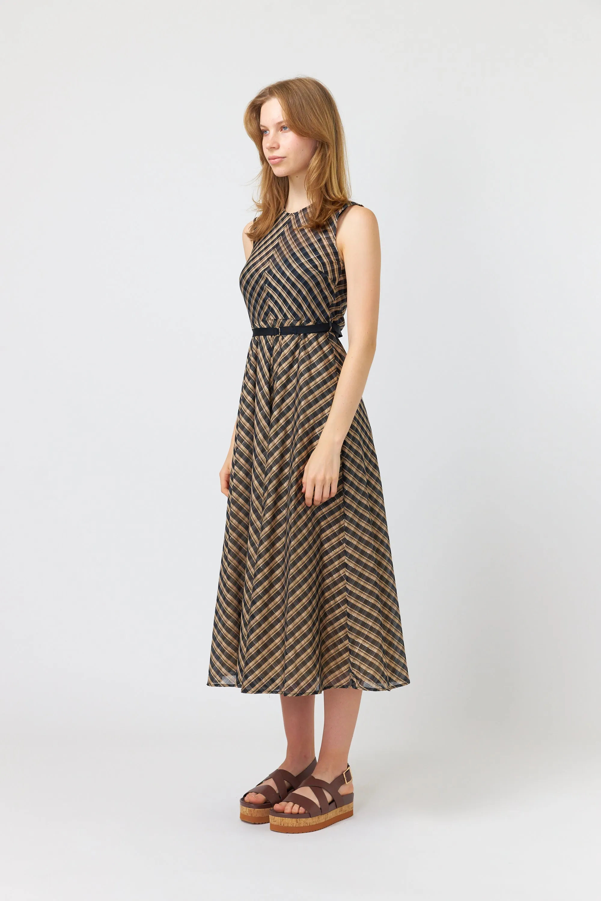 Checked dress sold by Kate Sylvester product image thumbnail 2