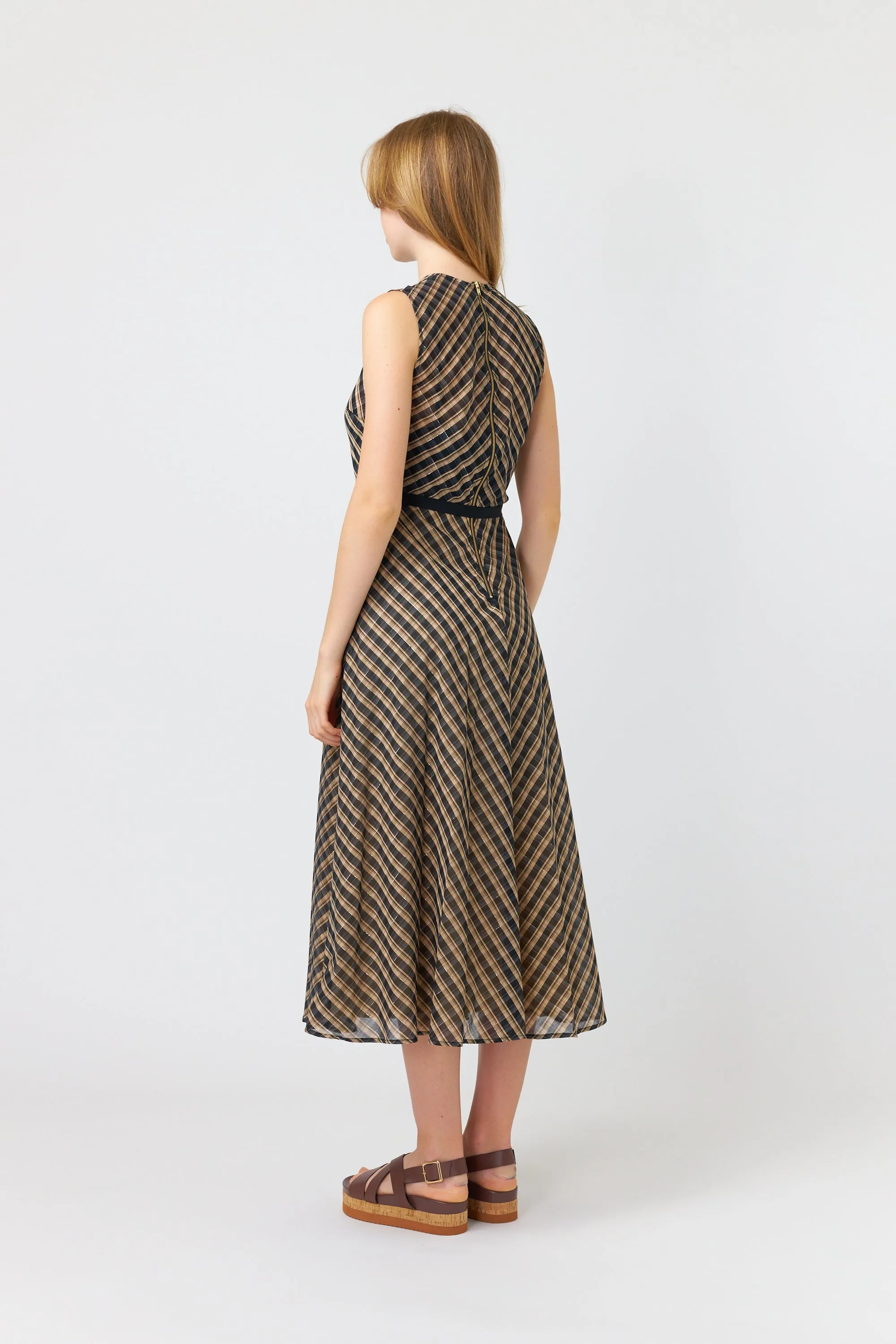 Checked dress sold by Kate Sylvester product image thumbnail 3