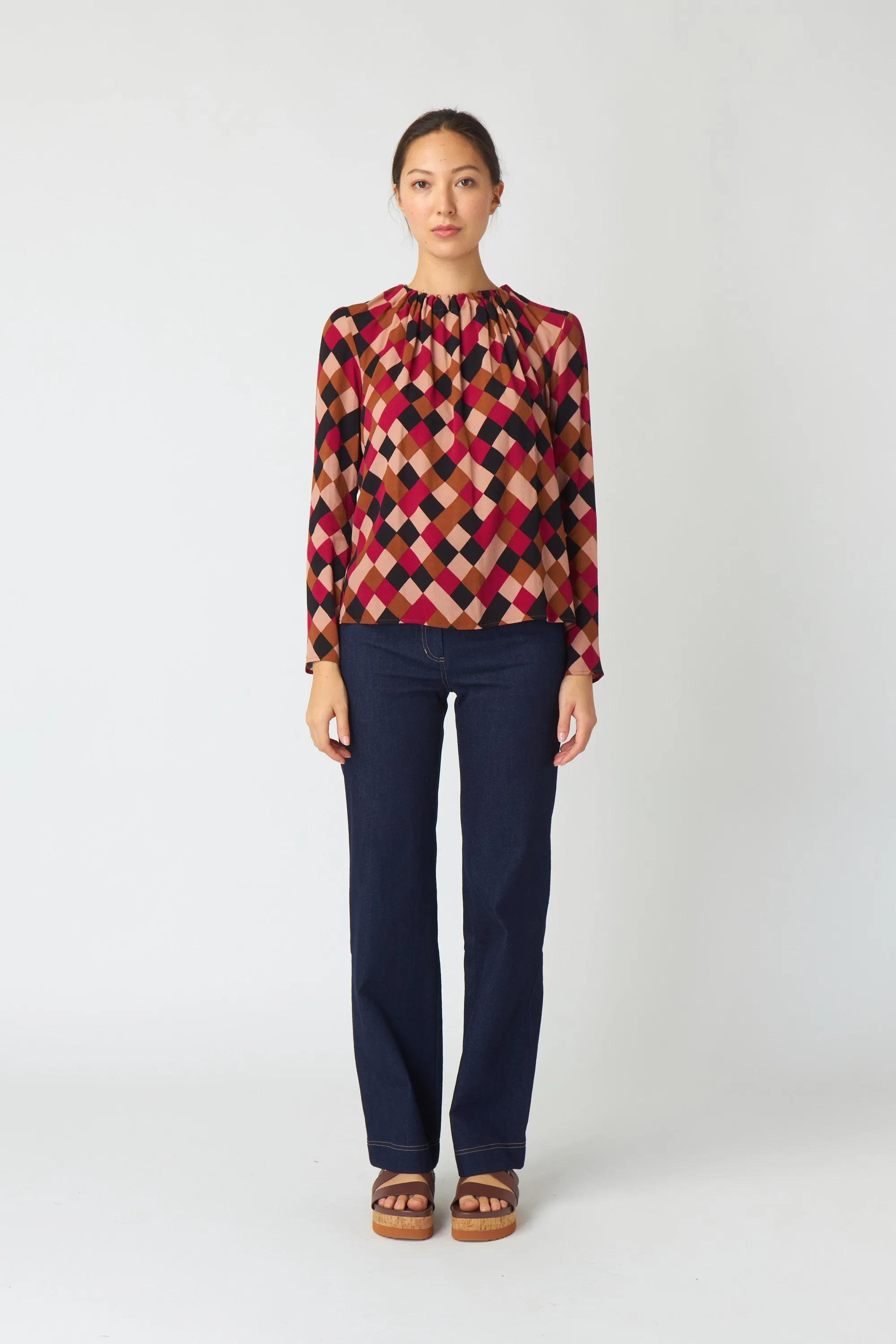 Denim flare sold by Kate Sylvester