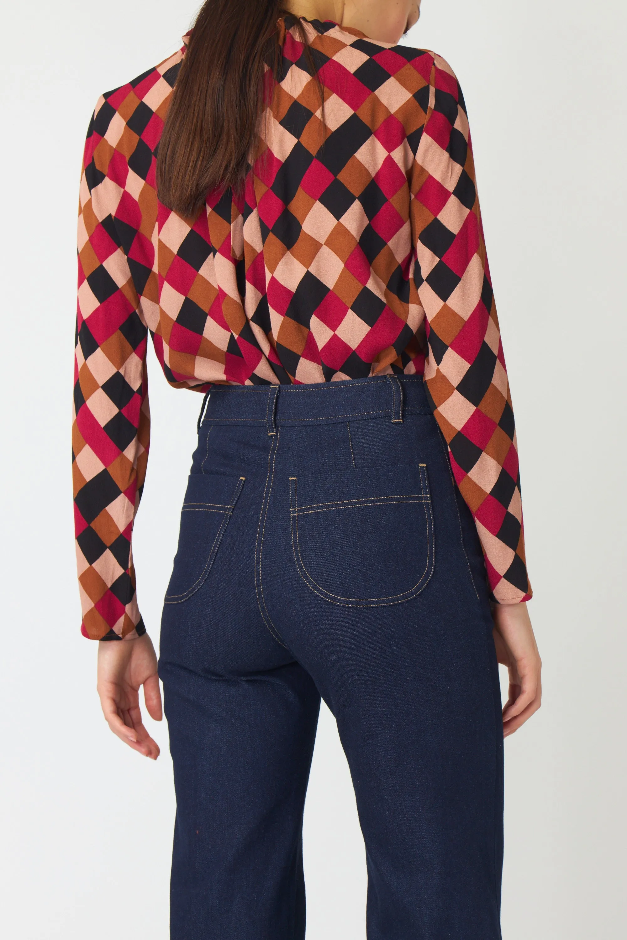 Denim flare sold by Kate Sylvester product image thumbnail 5