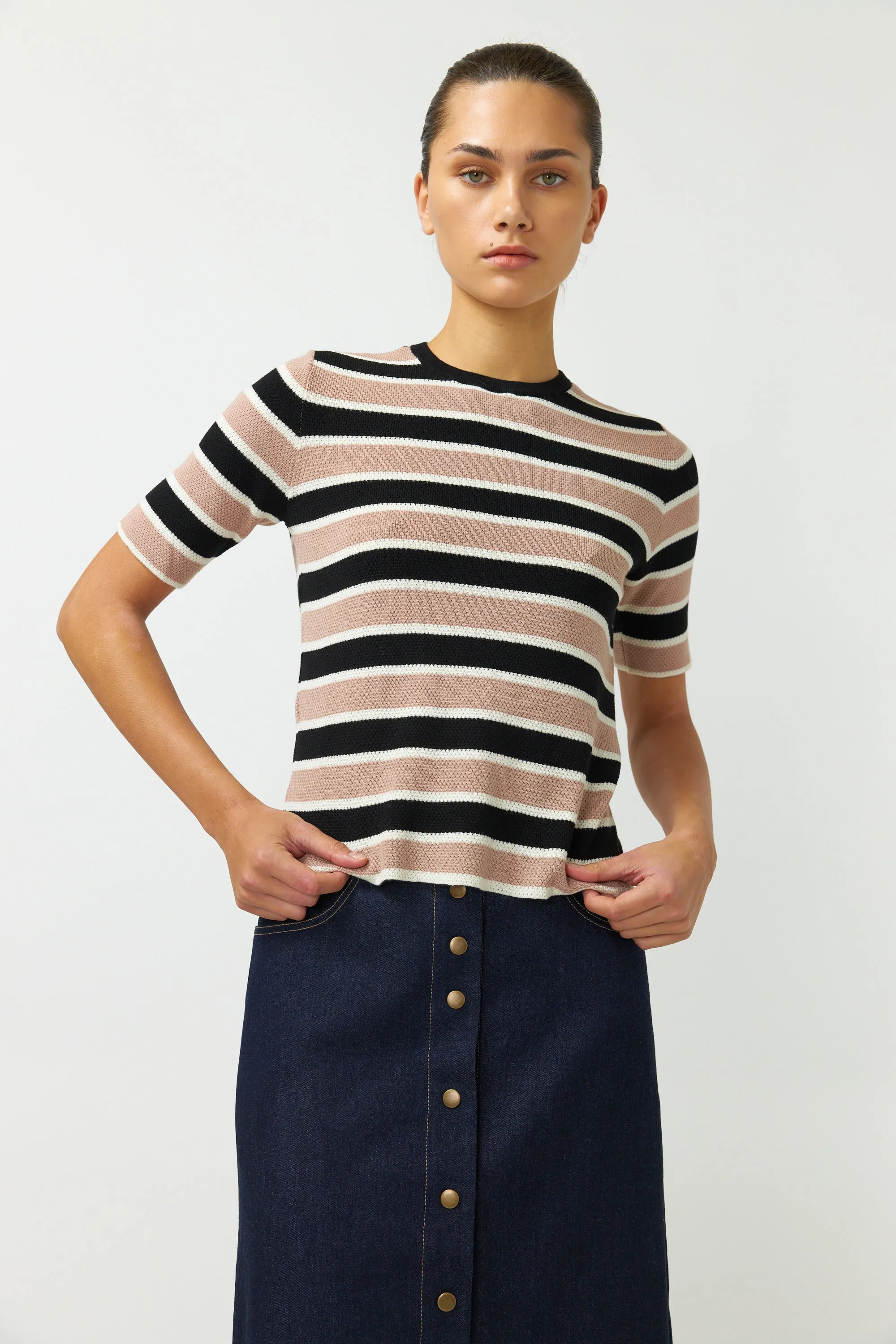 Stripey top sold by Kate Sylvester product image thumbnail 4