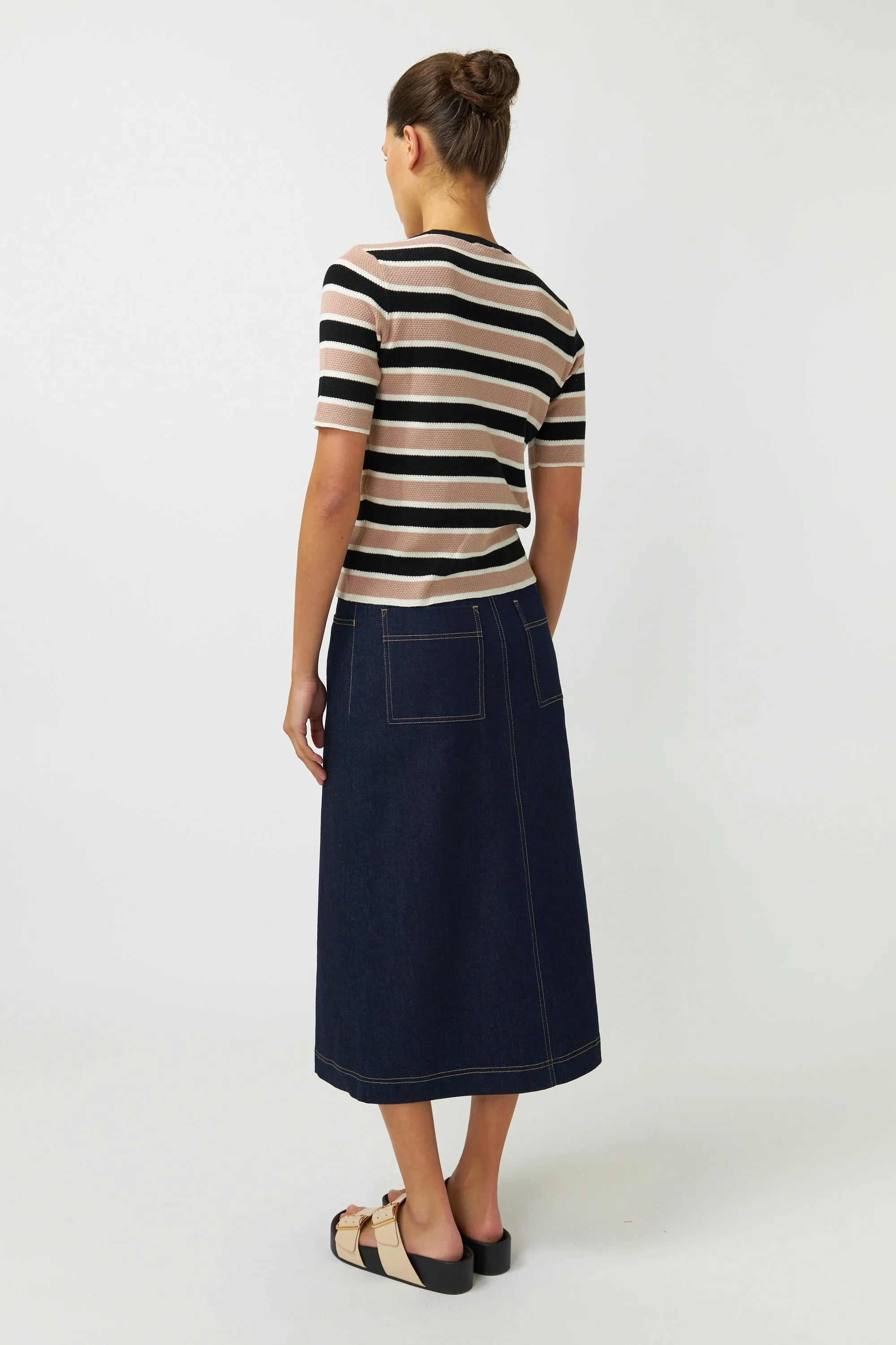 Stripey top sold by Kate Sylvester product image thumbnail 3