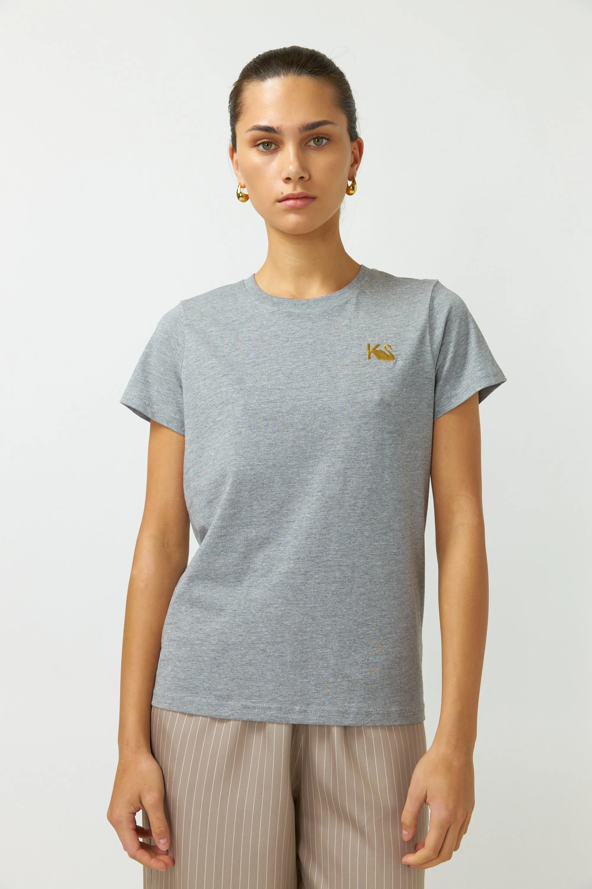 KS embroidered t-shirt sold by Kate Sylvester product image thumbnail 4