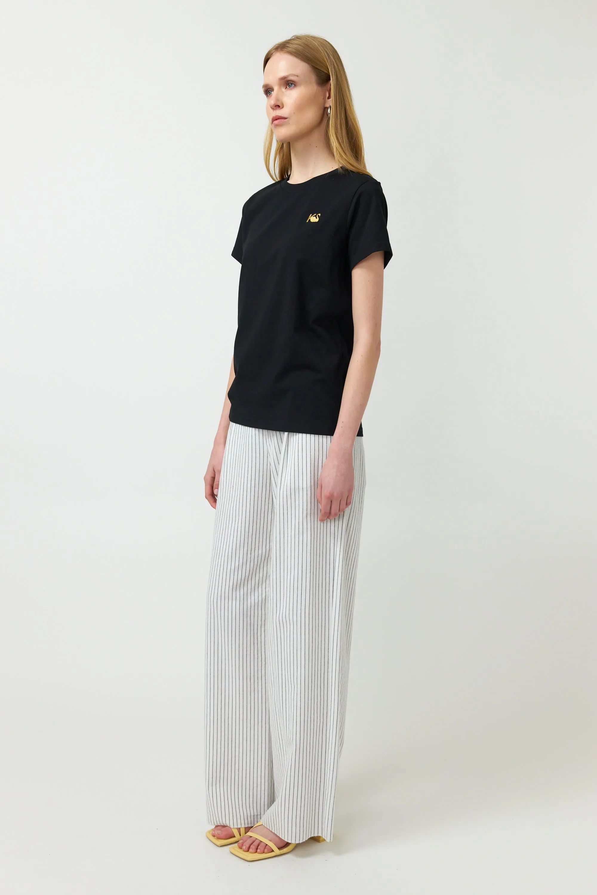 KS embroidered t-shirt sold by Kate Sylvester product image thumbnail 2