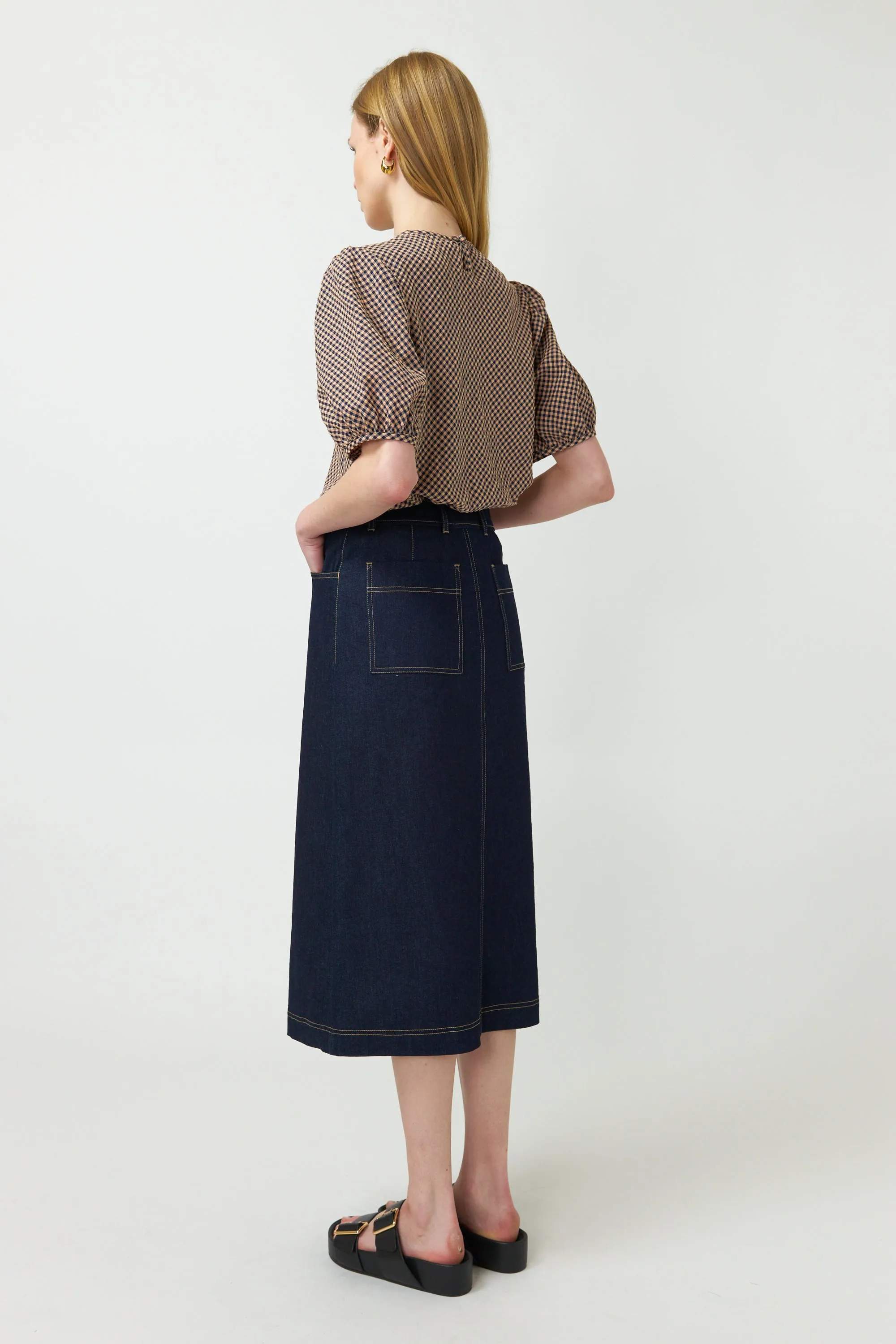 Gingham top sold by Kate Sylvester product image thumbnail 3