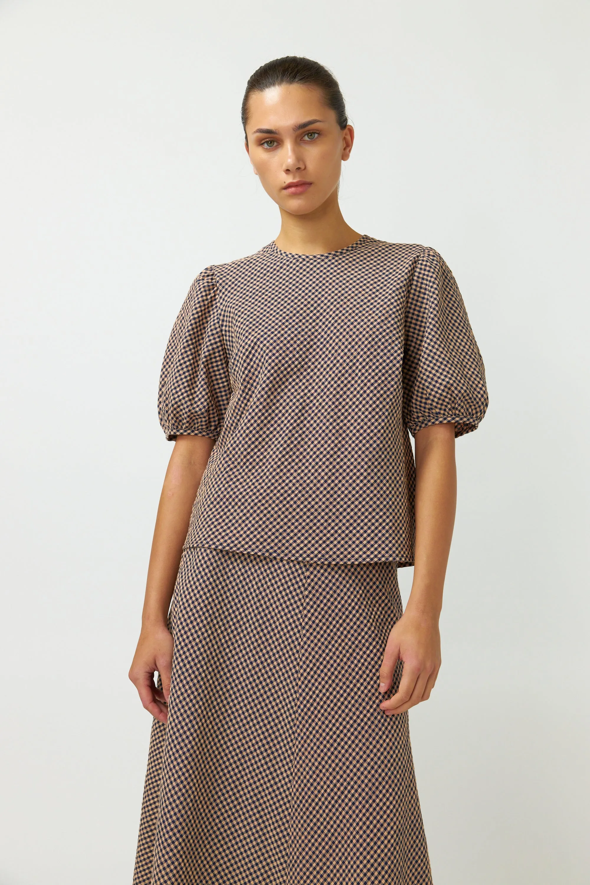 Gingham skirt sold by Kate Sylvester product image thumbnail 4