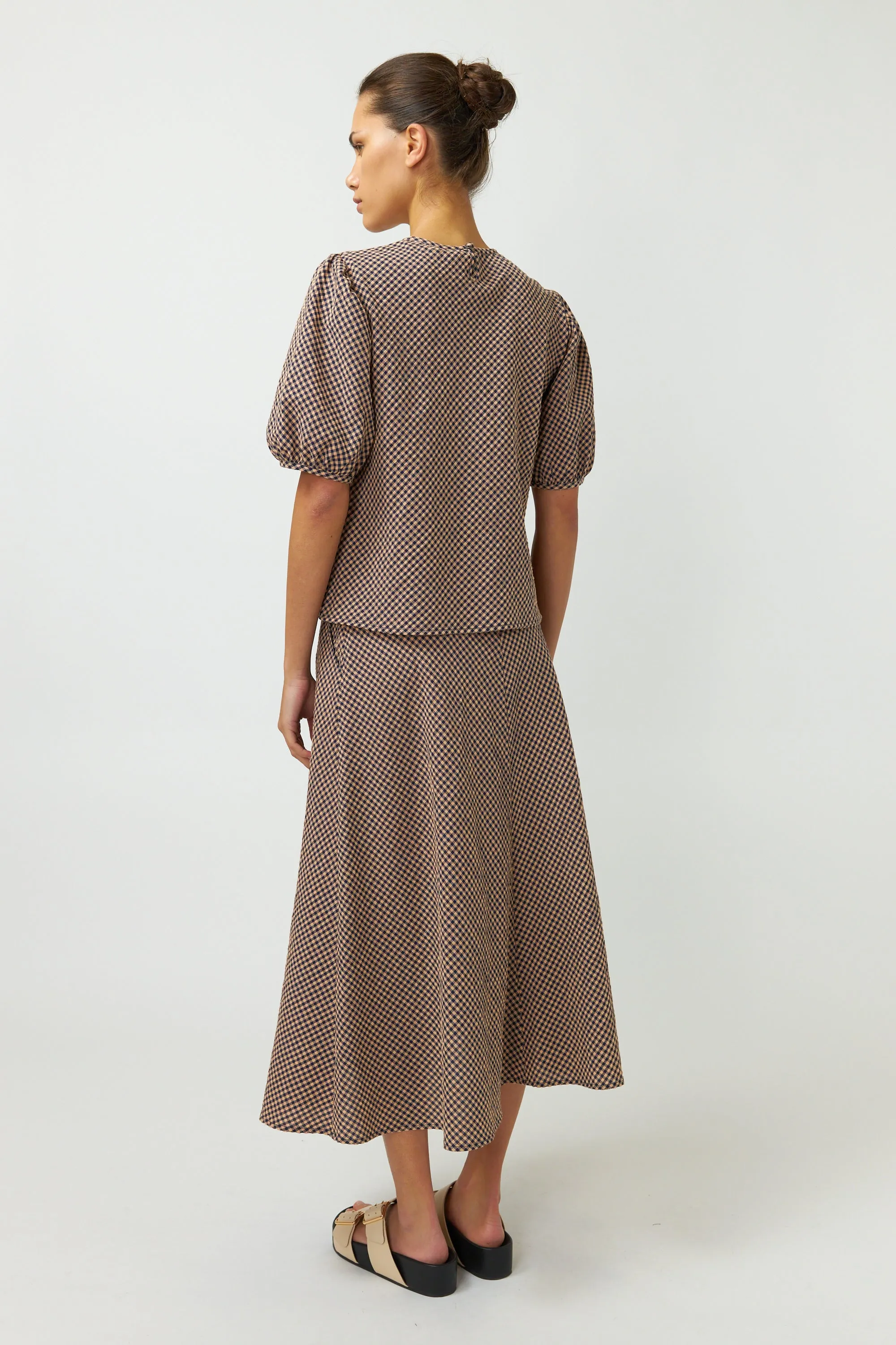 Gingham skirt sold by Kate Sylvester product image thumbnail 3