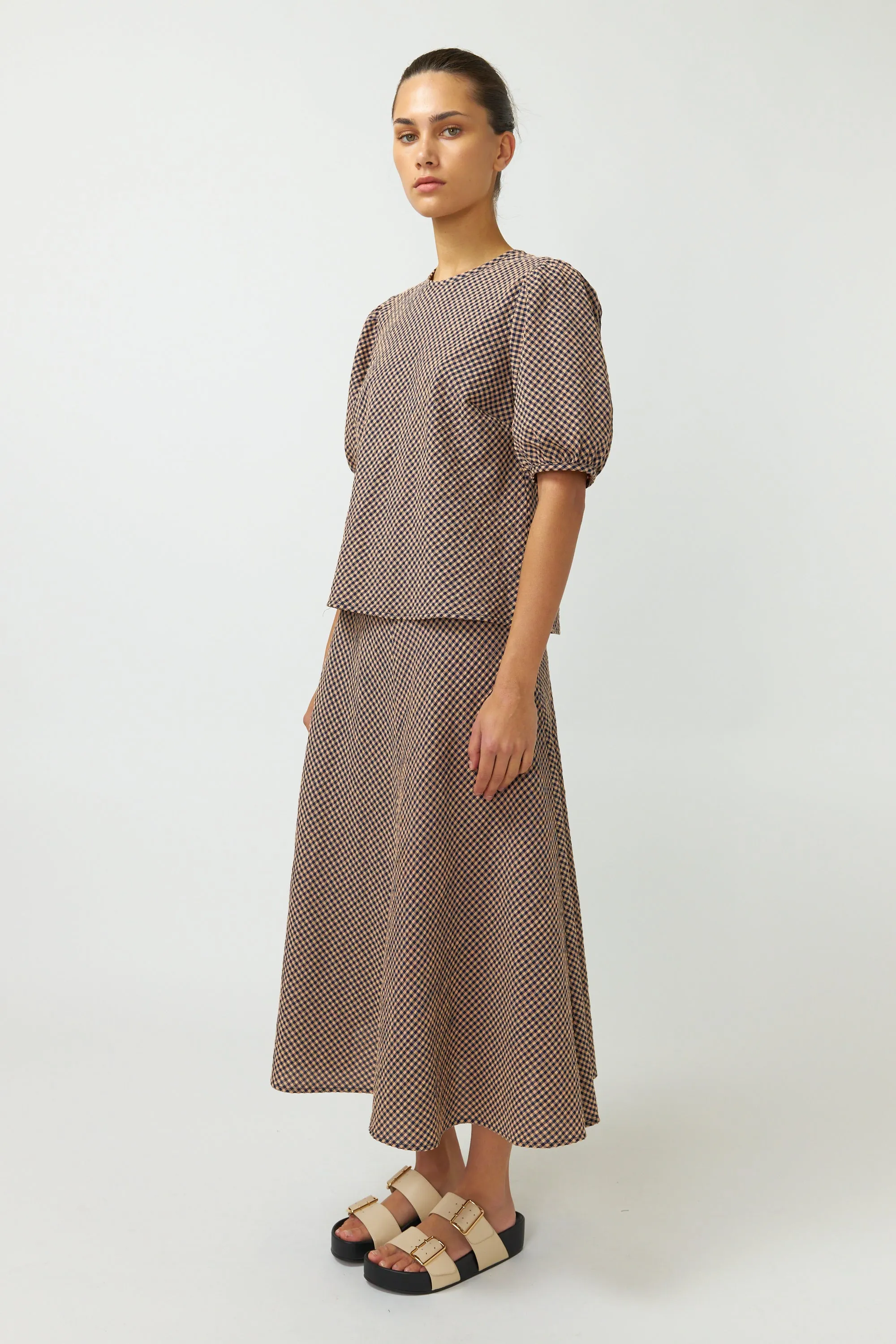 Gingham skirt sold by Kate Sylvester product image thumbnail 2