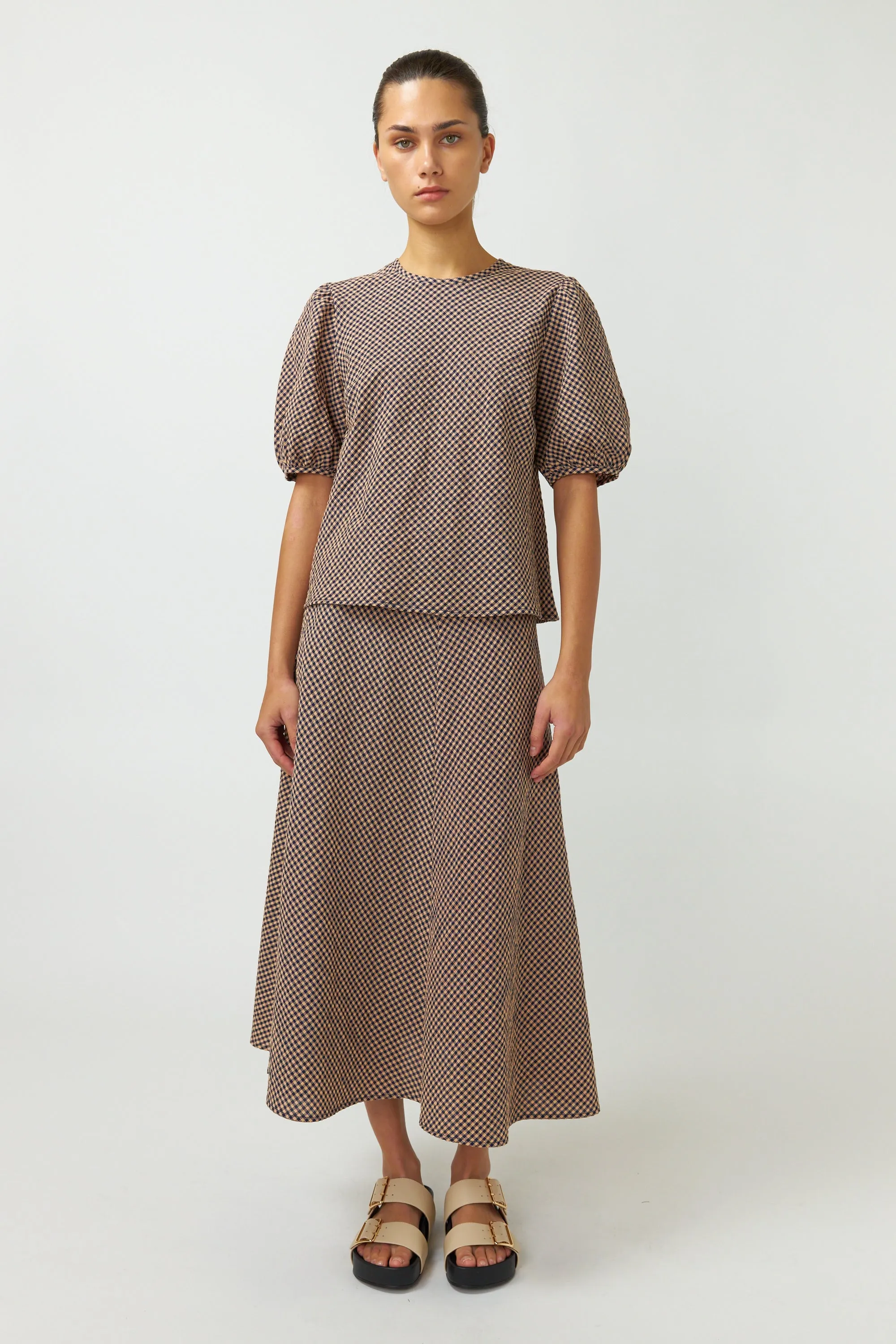 Gingham skirt sold by Kate Sylvester