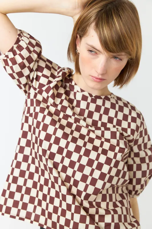 Checkers top sold by Kate Sylvester