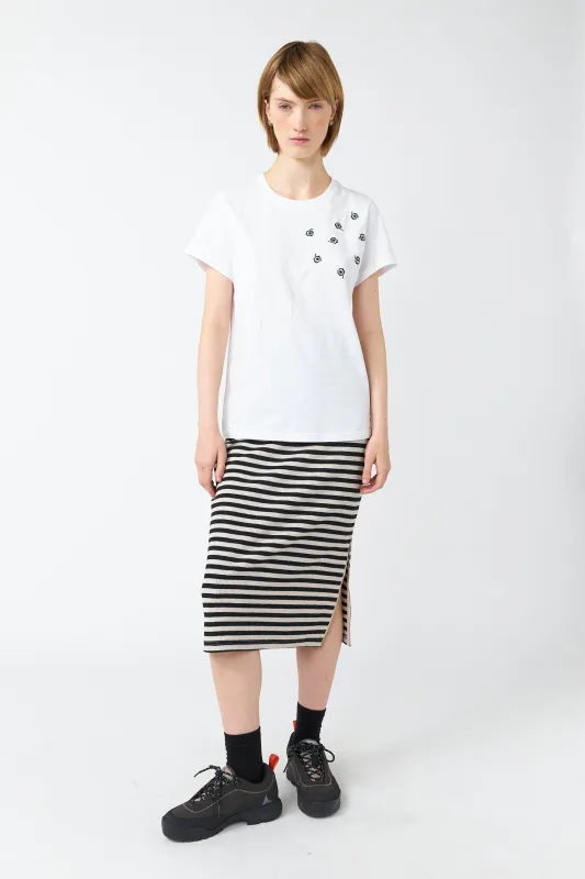 Scattered pansy t-shirt sold by Kate Sylvester