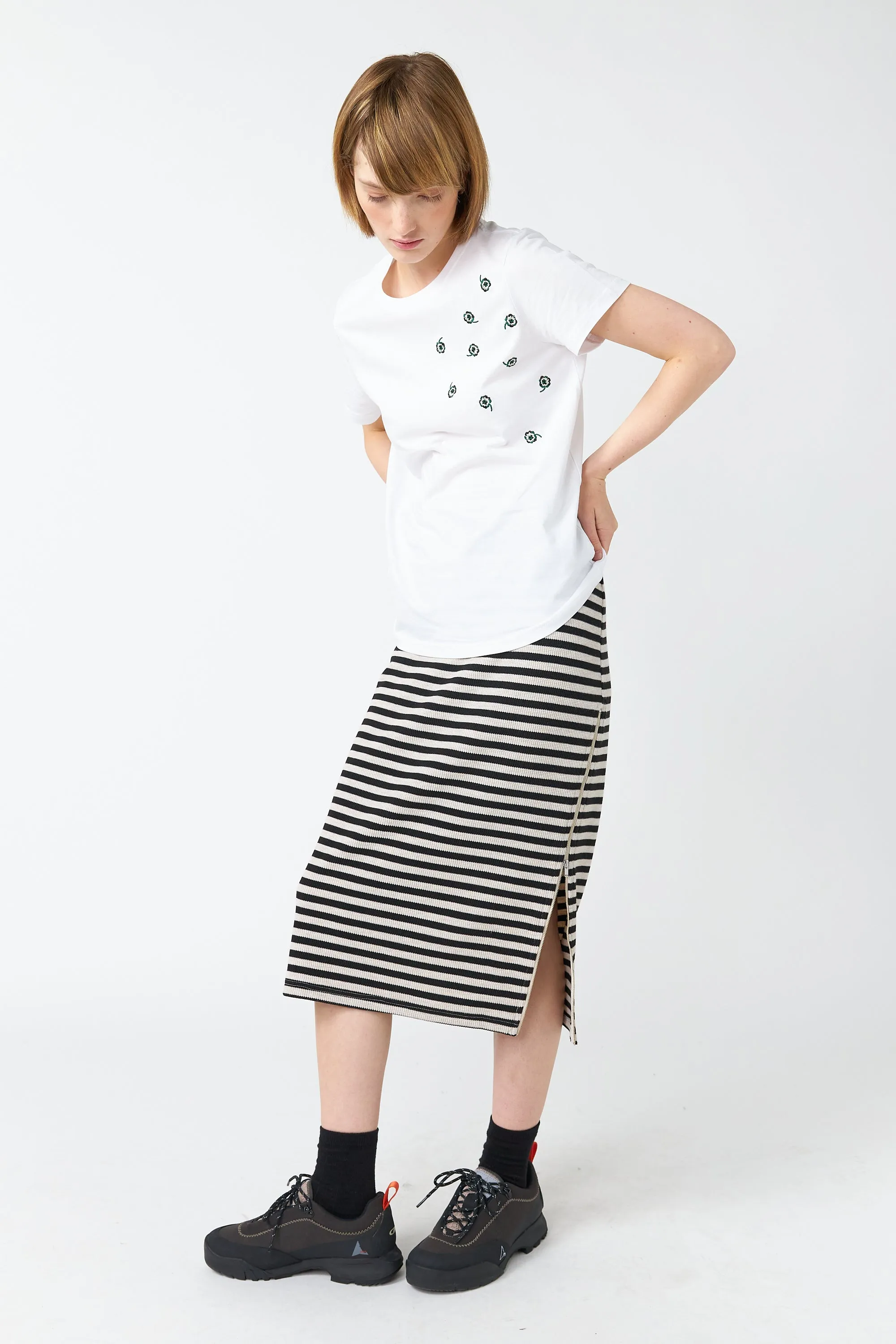 Scattered pansy t-shirt sold by Kate Sylvester product image thumbnail 2