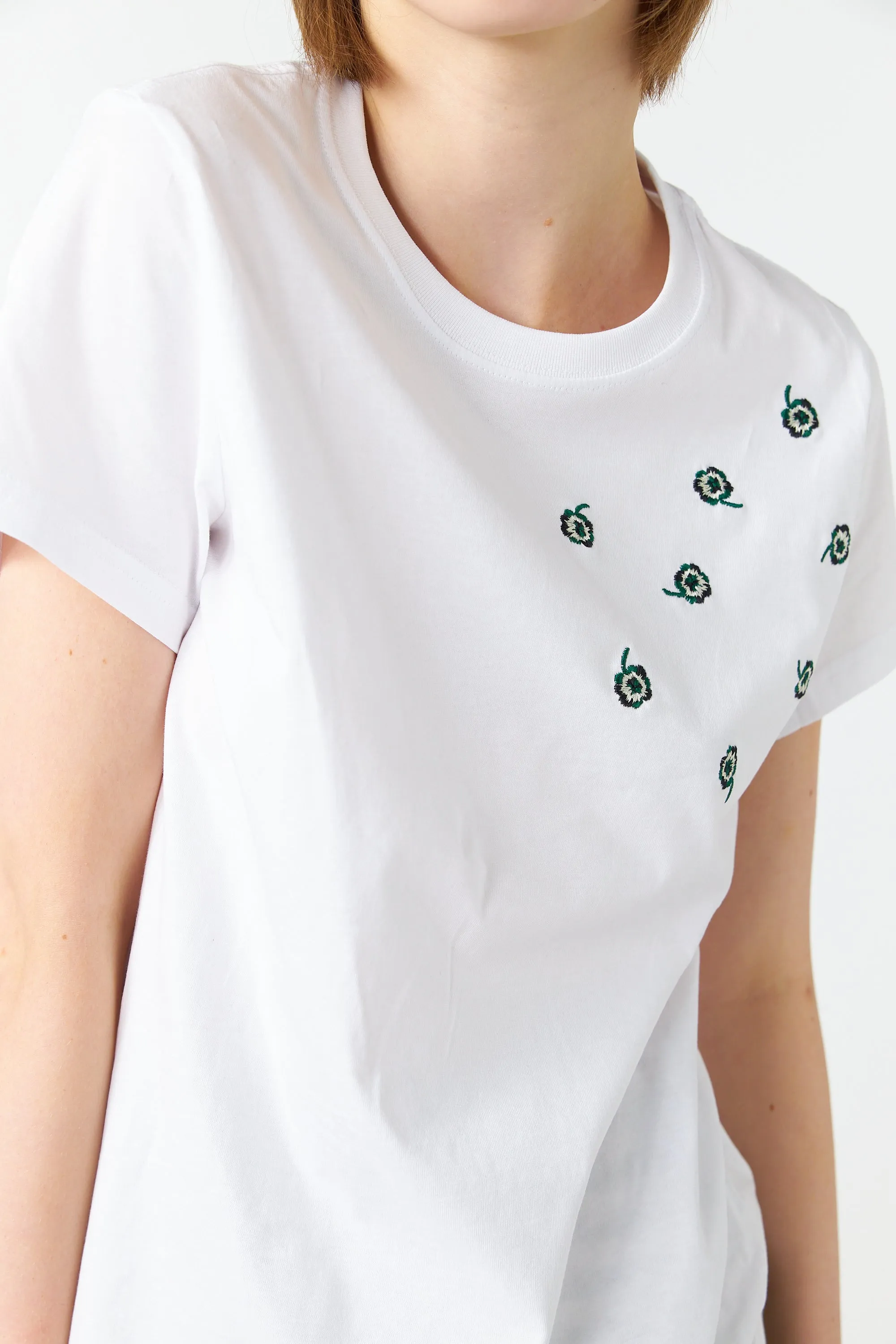 Scattered pansy t-shirt sold by Kate Sylvester product image thumbnail 4