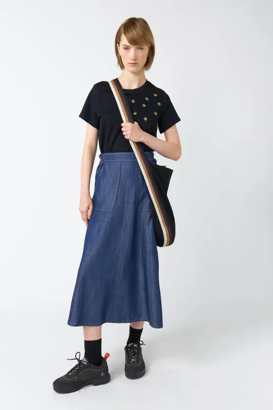 Scattered pansy t-shirt sold by Kate Sylvester