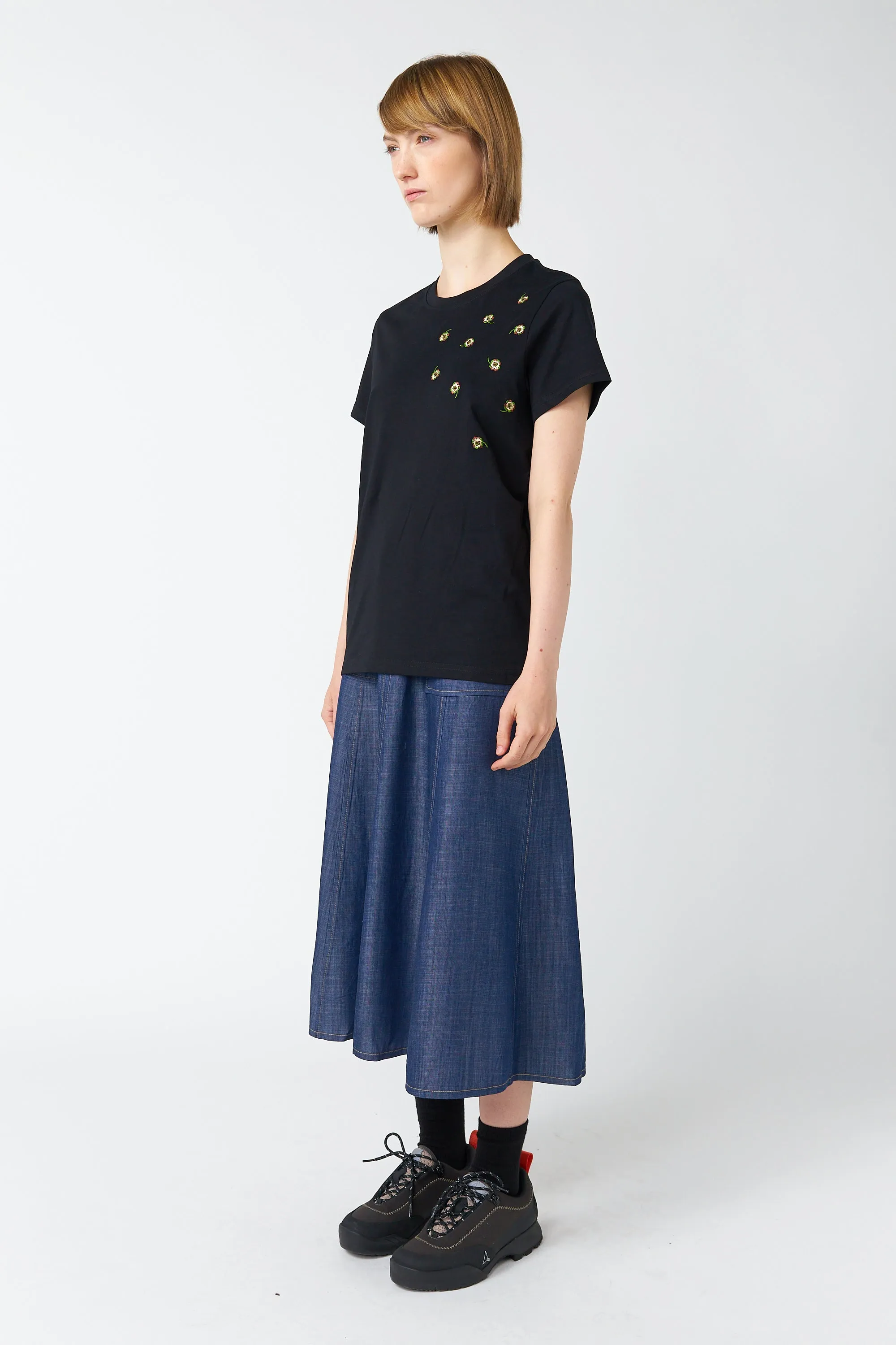 Scattered pansy t-shirt sold by Kate Sylvester product image thumbnail 3