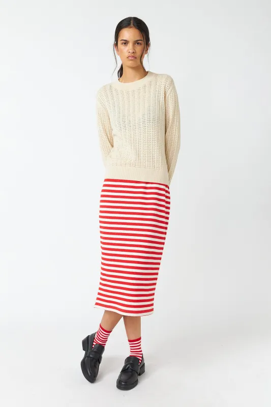 Stripey skirt sold by Kate Sylvester