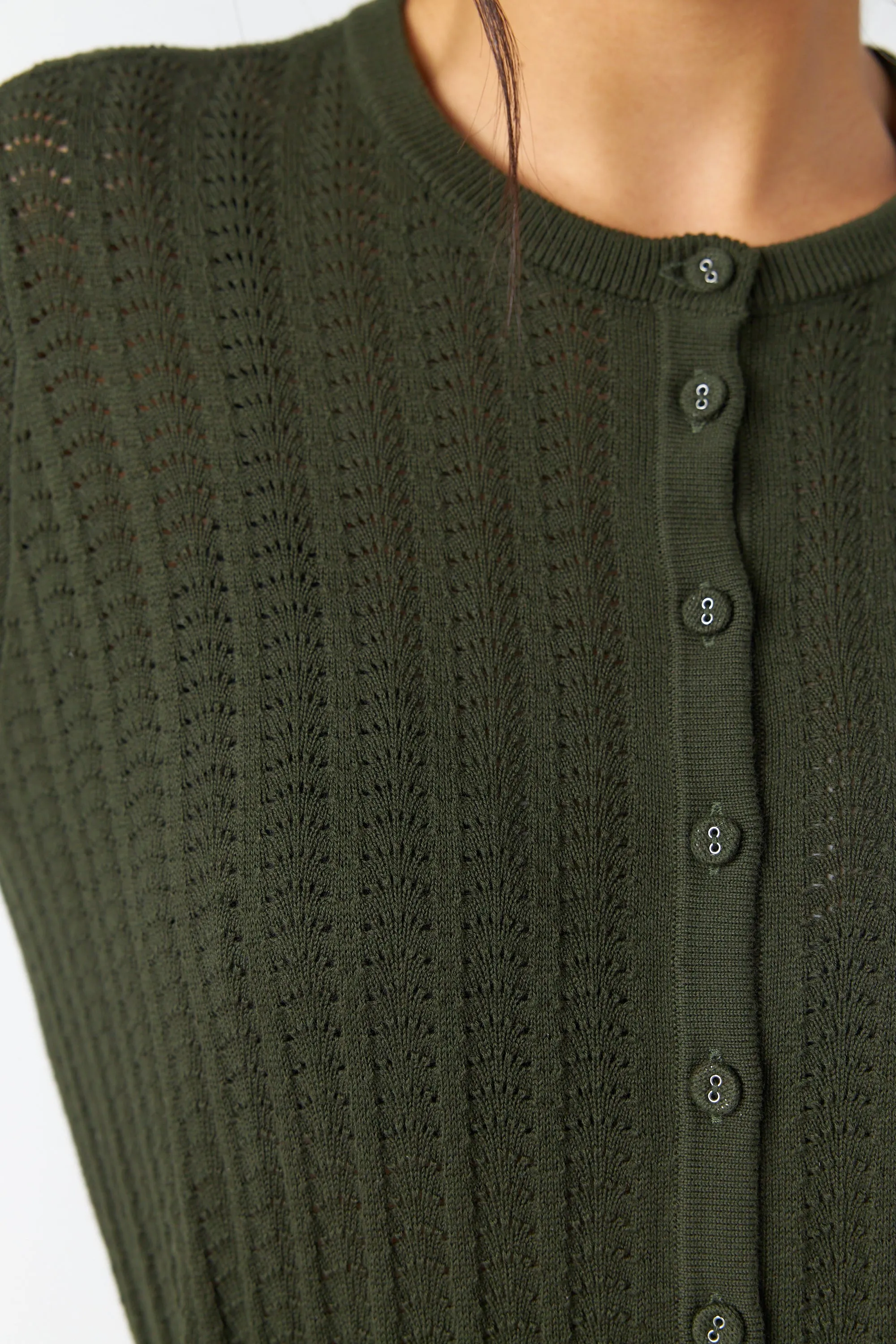 Scallop cardigan sold by Kate Sylvester product image thumbnail 4