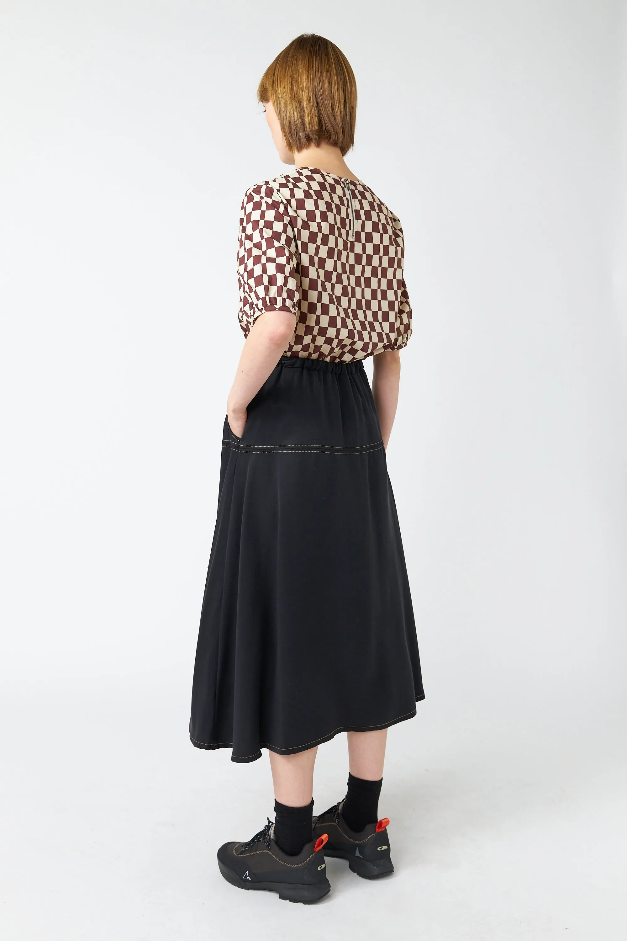 Traveller drawstring skirt sold by Kate Sylvester product image thumbnail 3