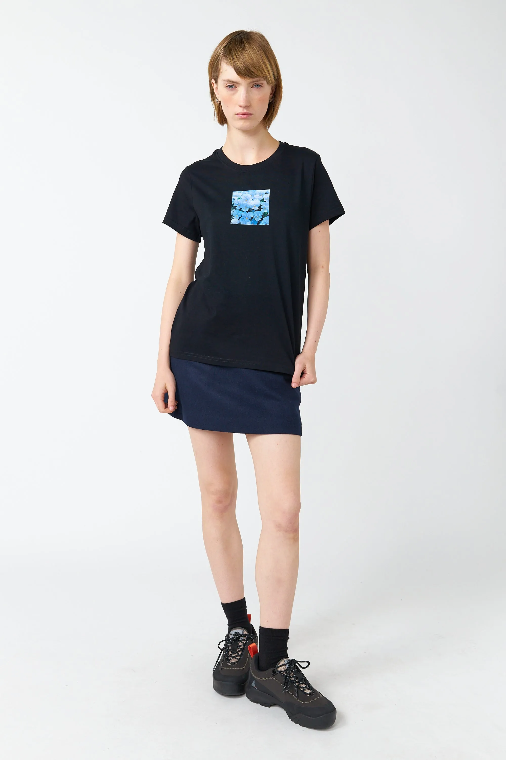 Pansy snap t-shirt sold by Kate Sylvester