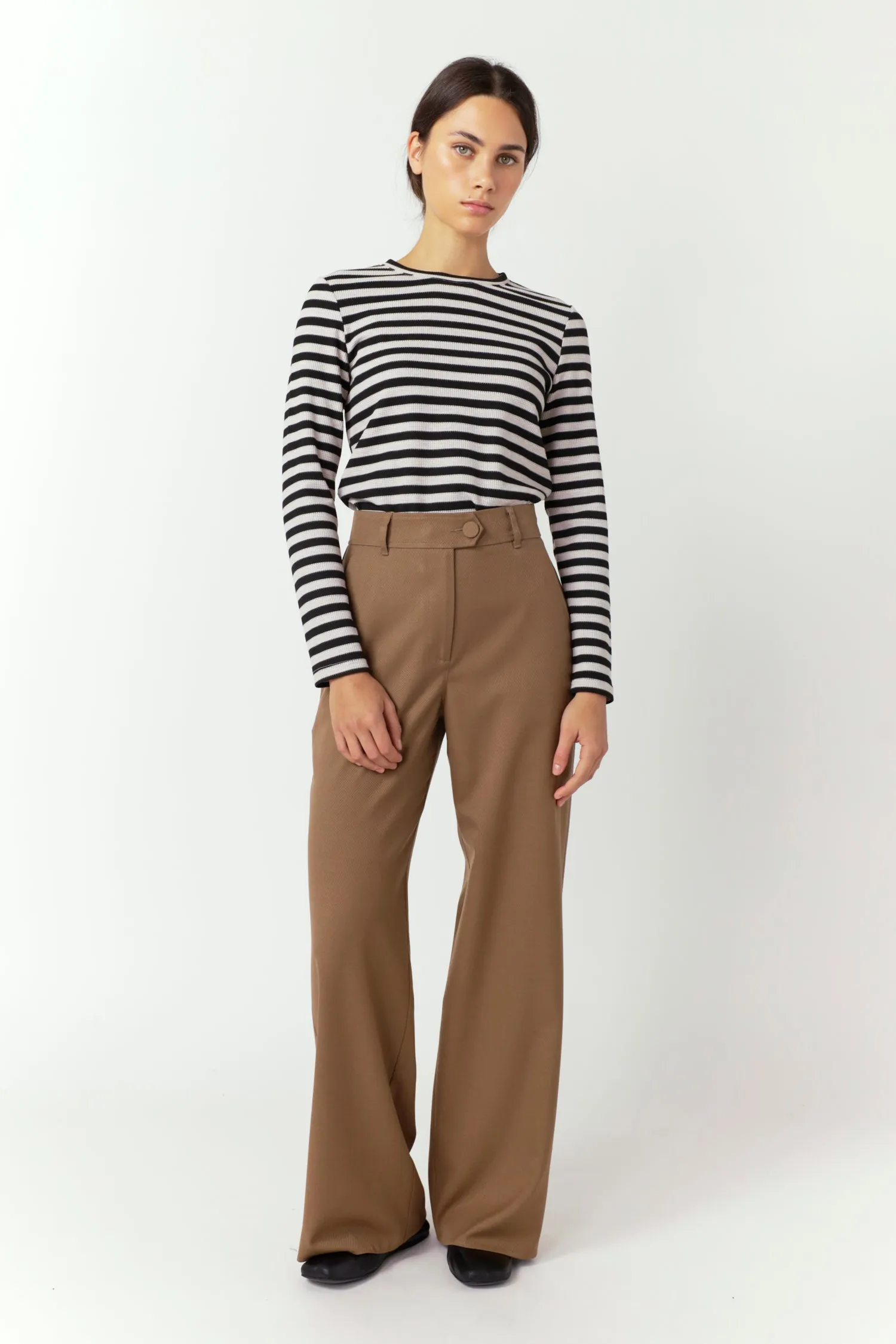Twill wide leg trouser sold by Kate Sylvester