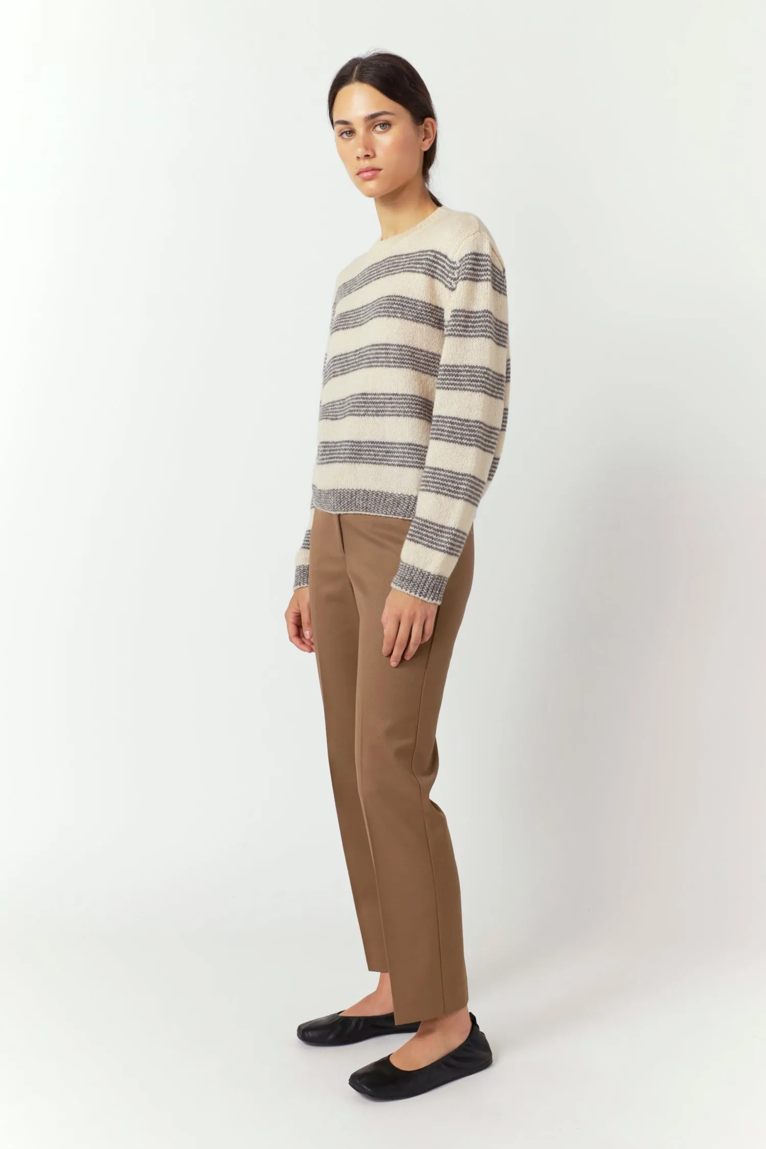 Twill cigarette pant sold by Kate Sylvester product image thumbnail 3