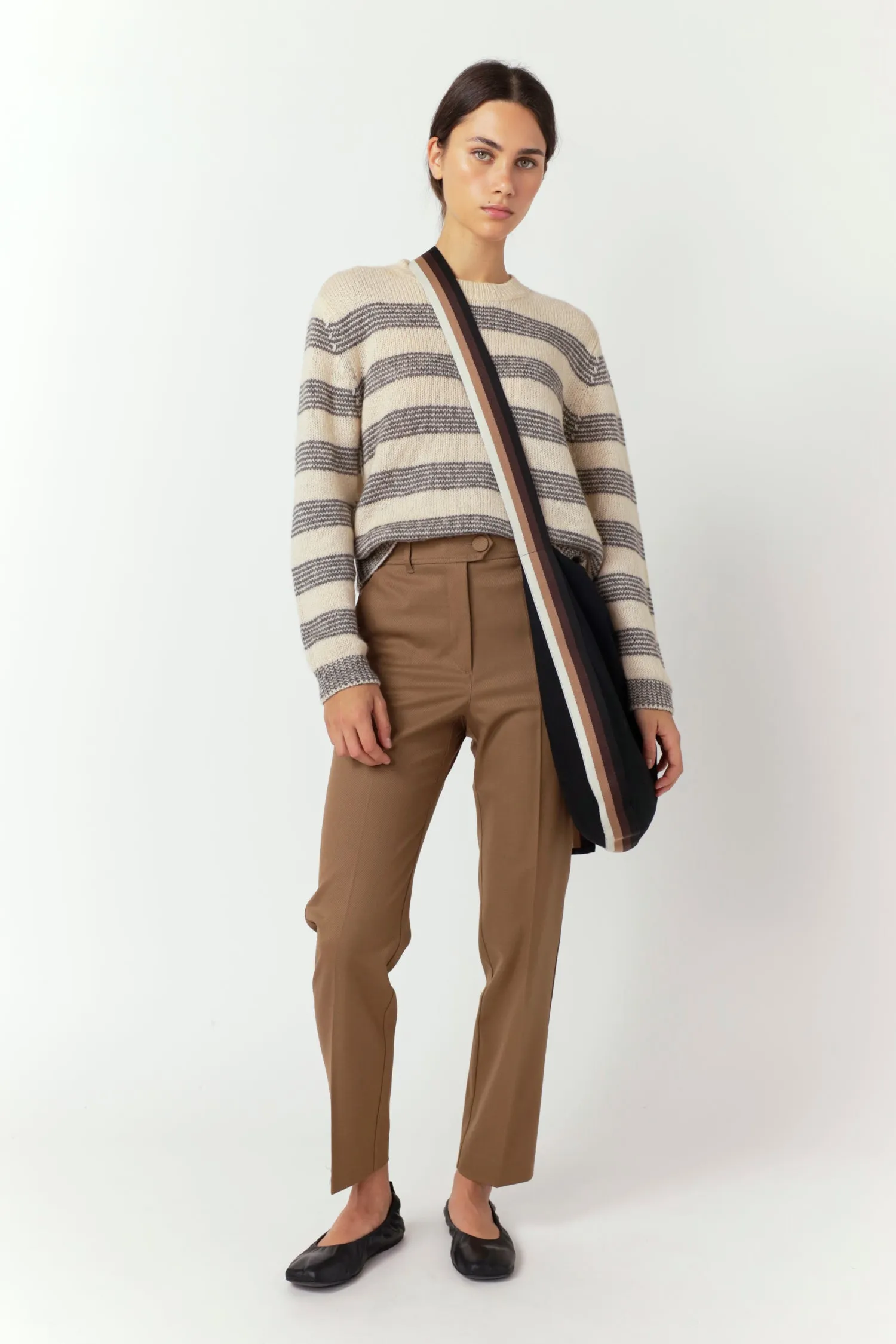 Twill cigarette pant sold by Kate Sylvester product image thumbnail 2