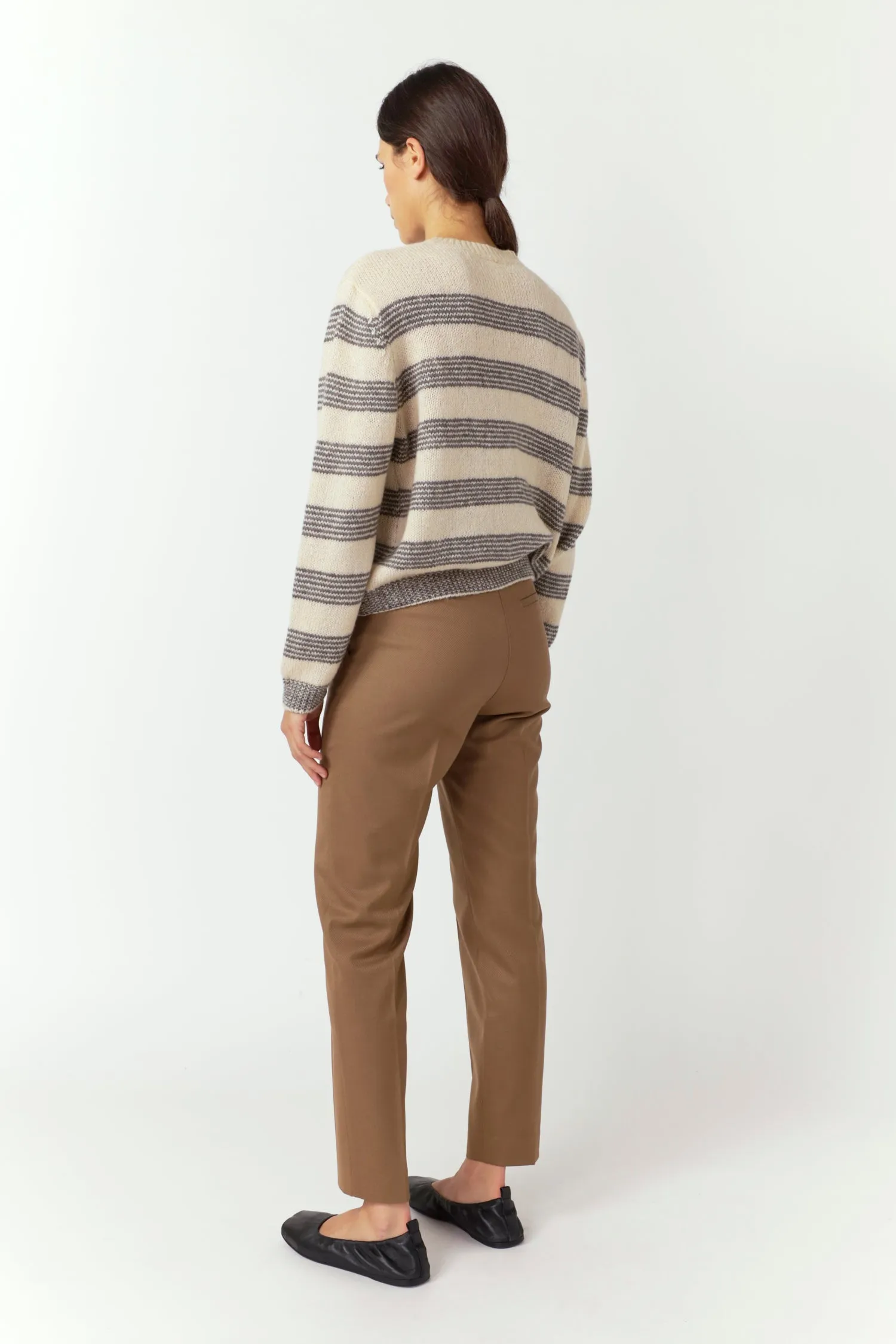 Twill cigarette pant sold by Kate Sylvester product image thumbnail 4