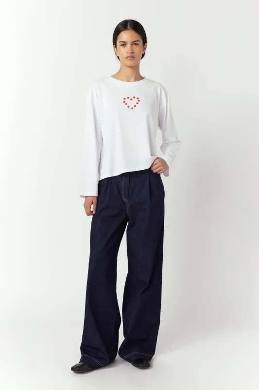 Heart t-shirt sold by Kate Sylvester