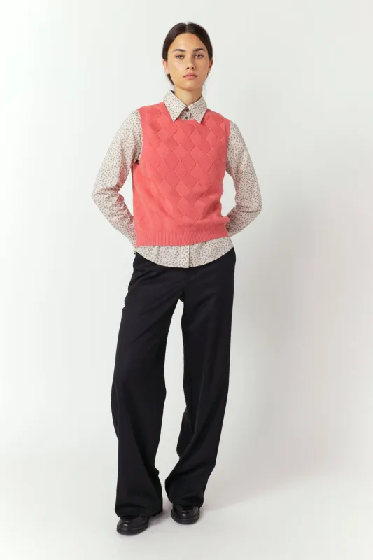 Basket vest sold by Kate Sylvester