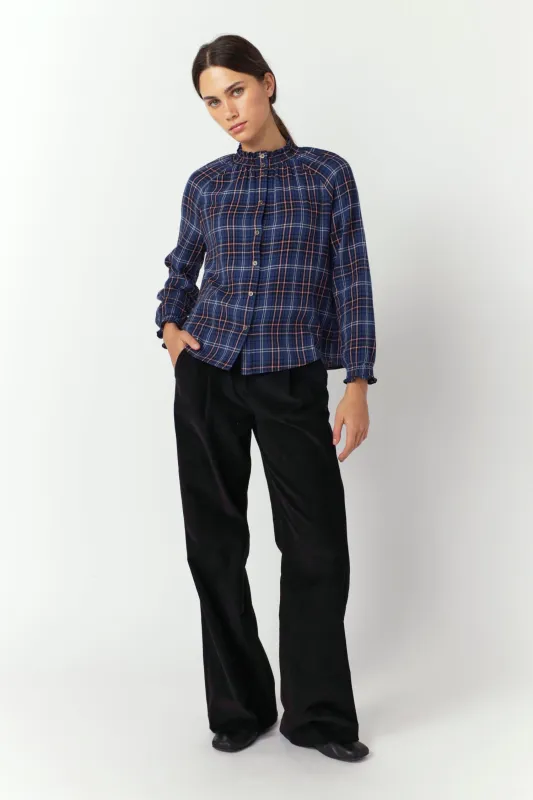 Plaid top sold by Kate Sylvester