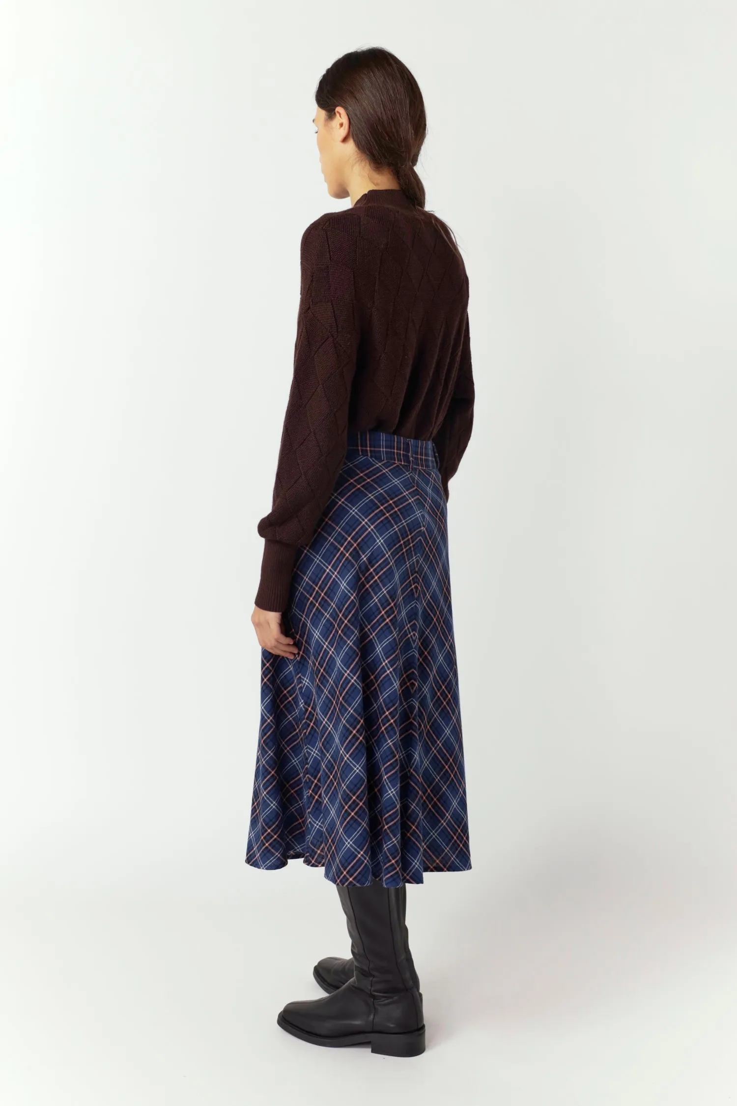 Plaid skirt sold by Kate Sylvester product image thumbnail 3