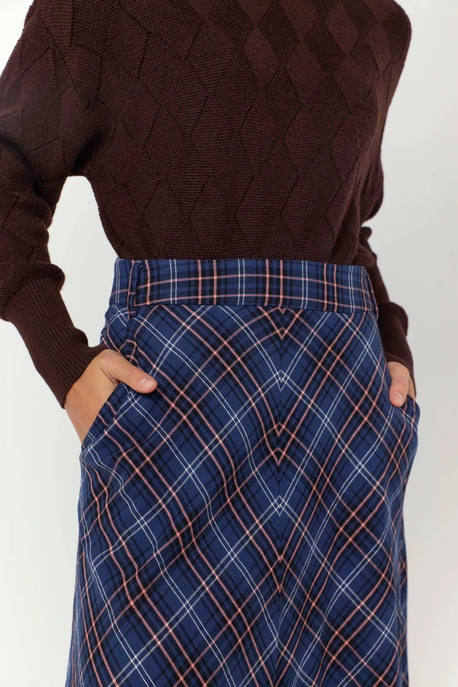Plaid skirt sold by Kate Sylvester product image thumbnail 4