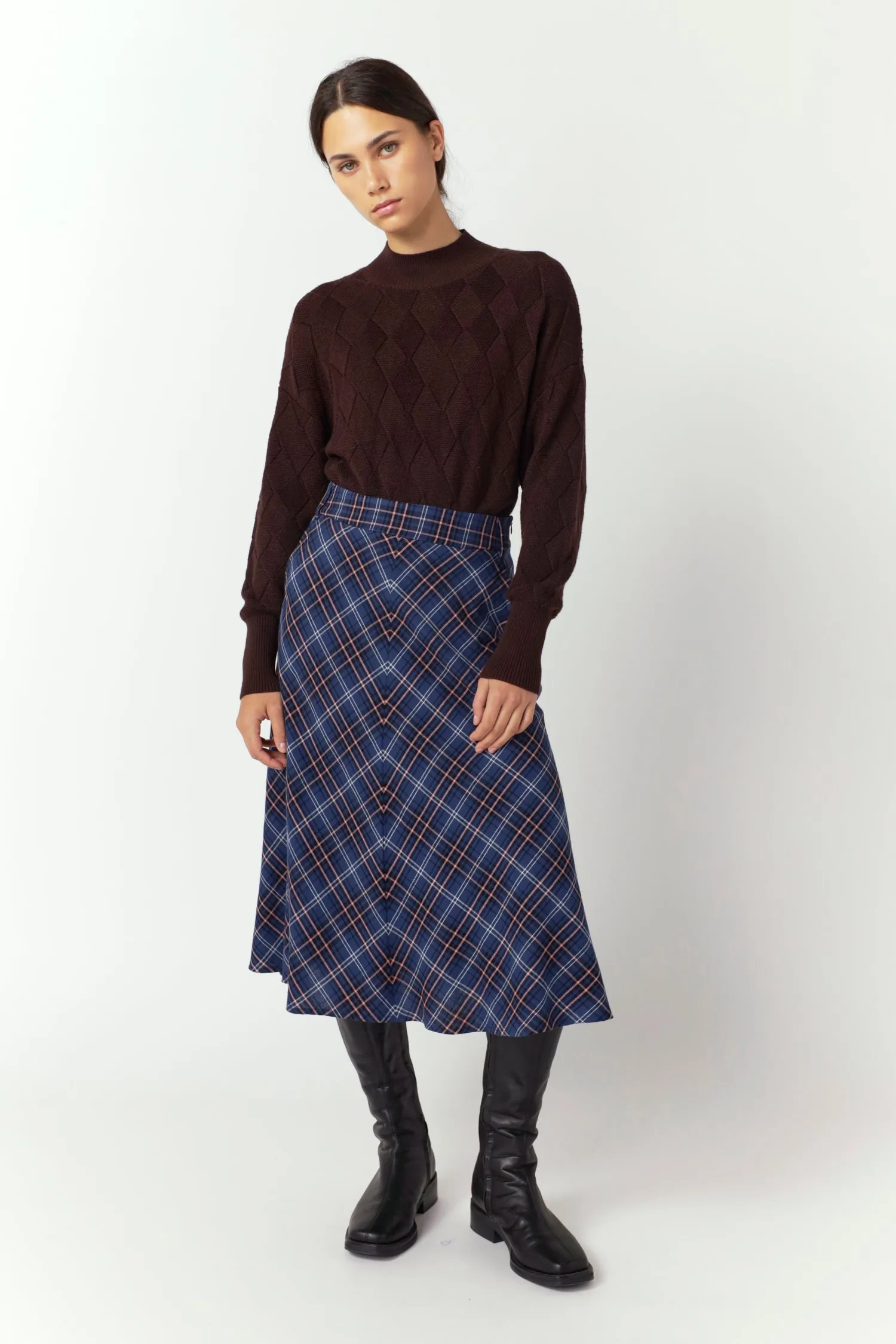 Plaid skirt sold by Kate Sylvester