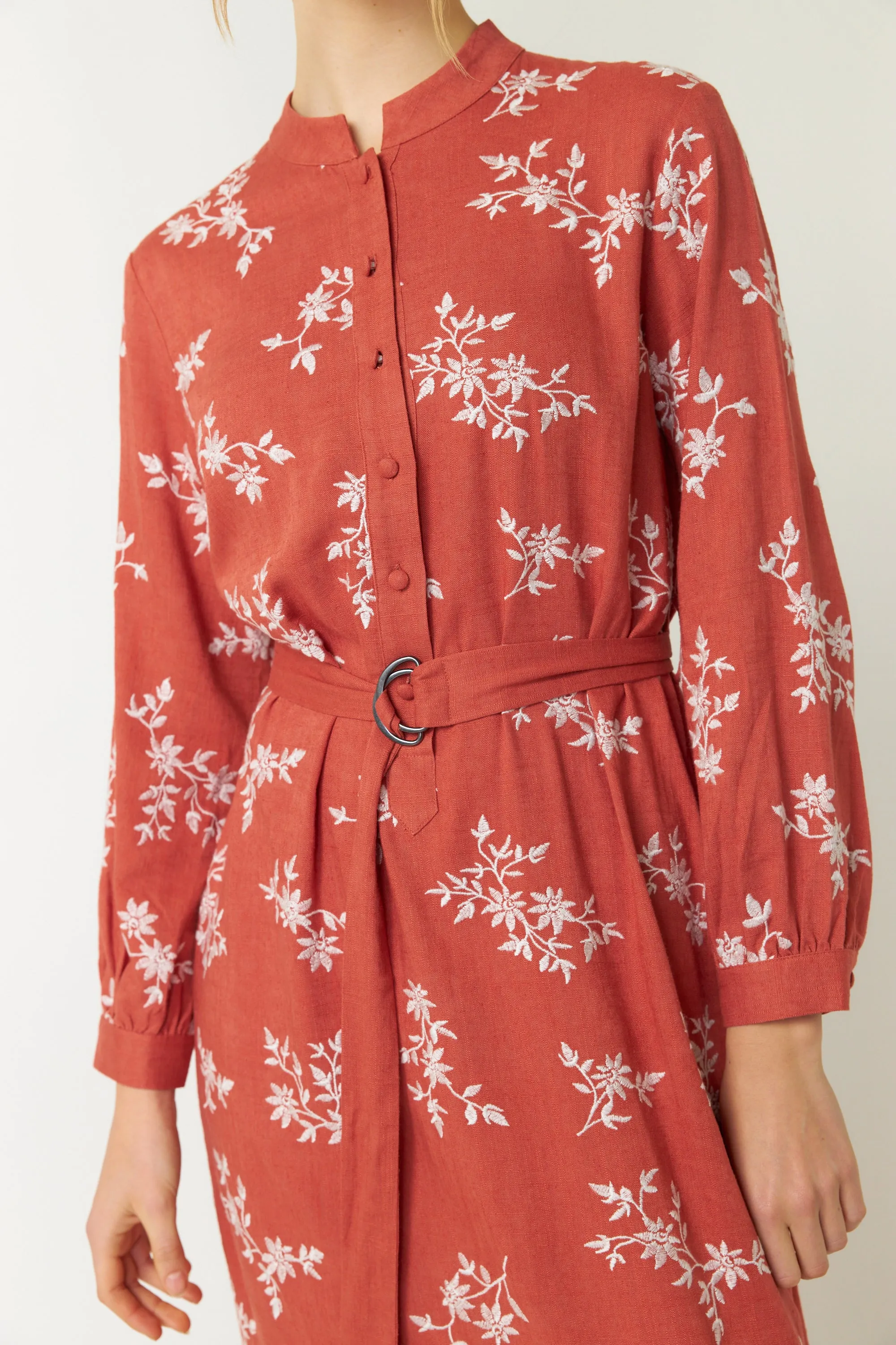 Blooms shirt dress sold by Kate Sylvester product image thumbnail 4
