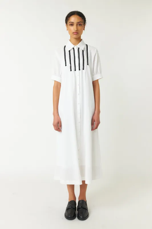 Pintucked shirt dress sold by Kate Sylvester