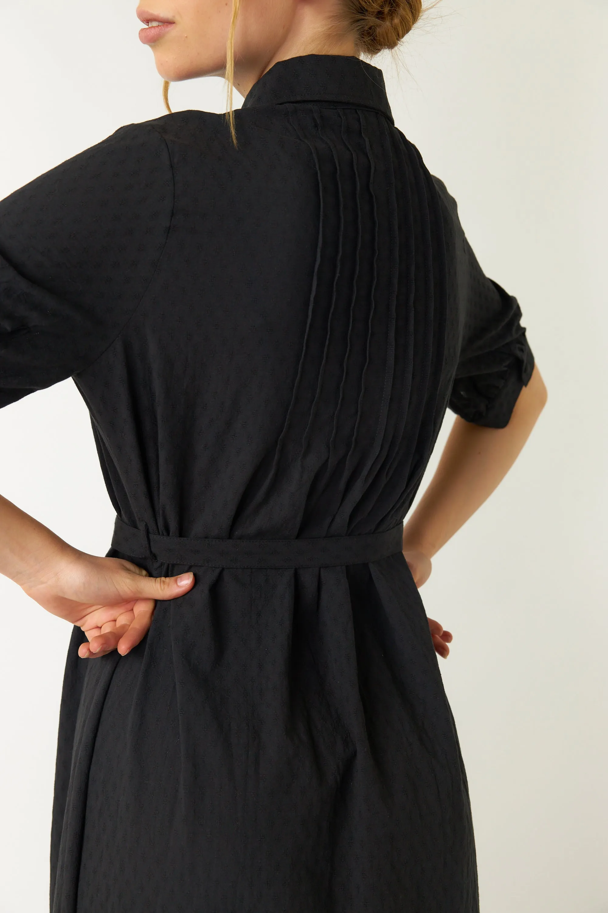 Pintucked shirt dress sold by Kate Sylvester product image thumbnail 4