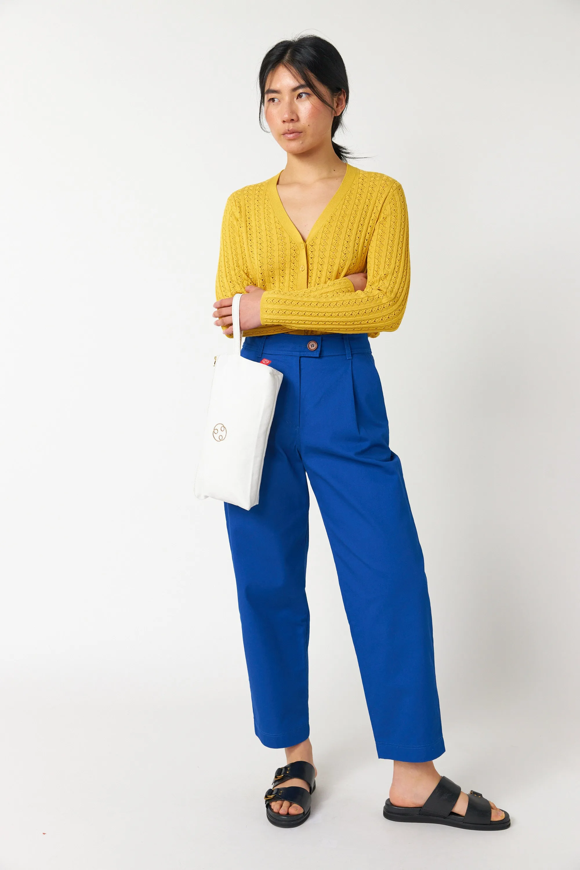 Workwear barrel pant sold by Kate Sylvester