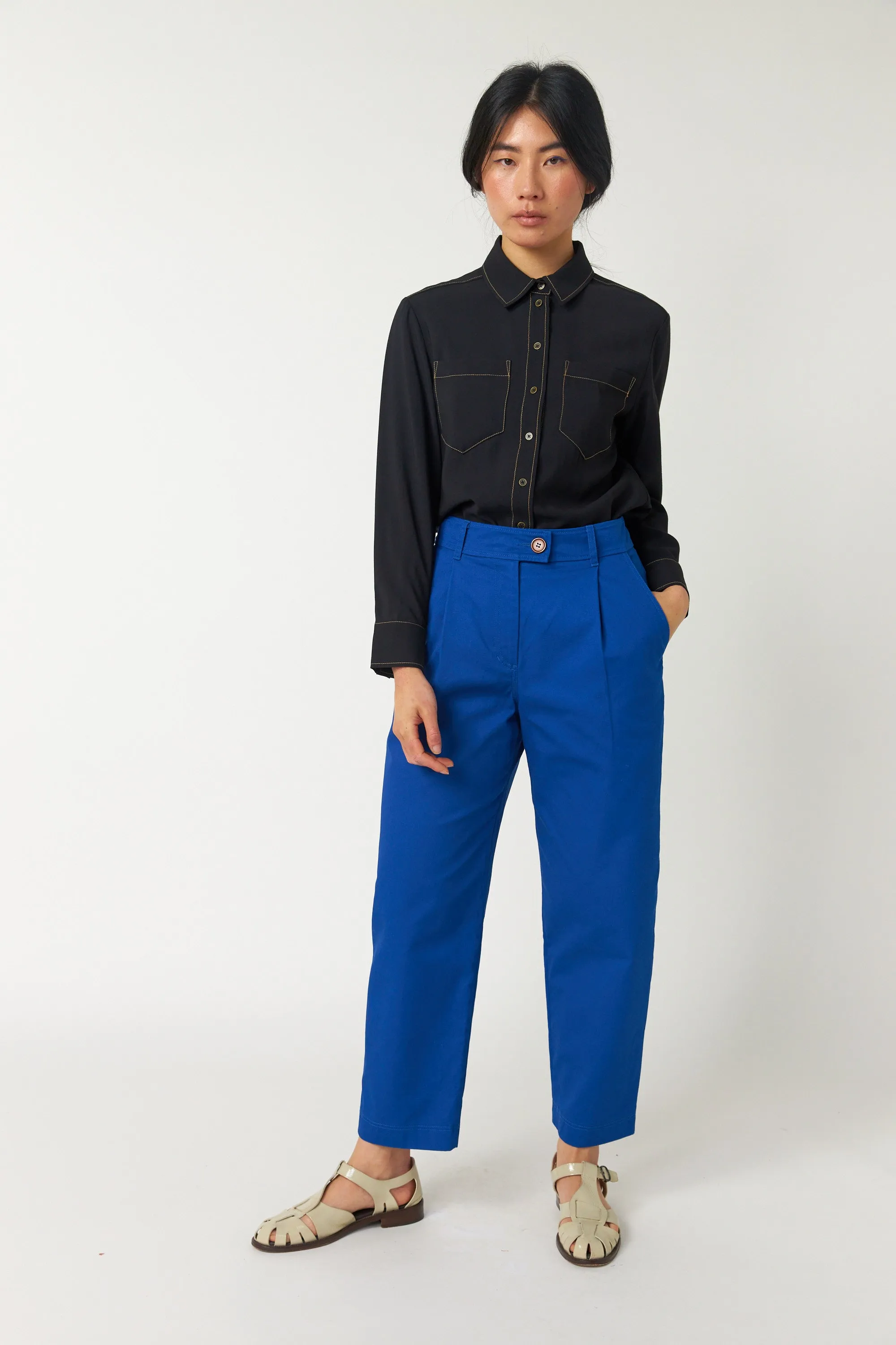 Workwear barrel pant sold by Kate Sylvester product image thumbnail 5