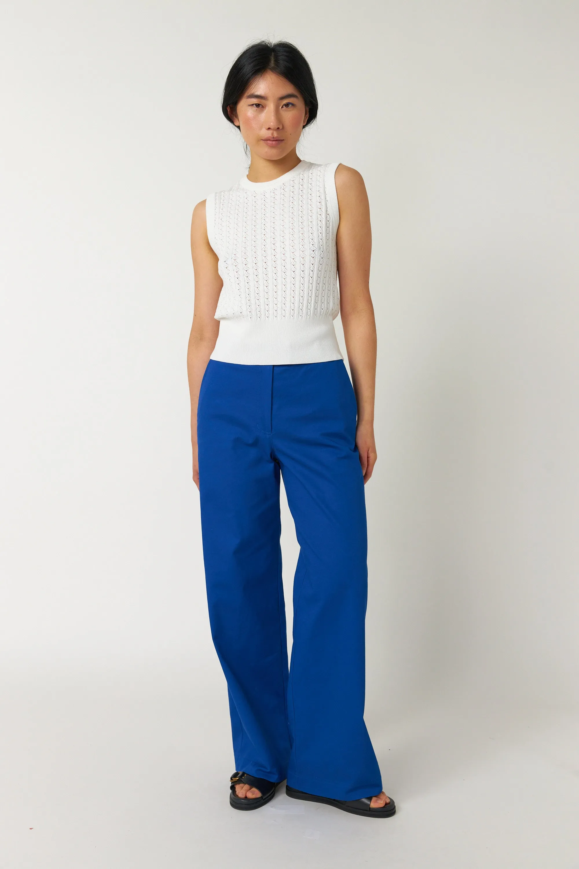 Workwear wide leg pant sold by Kate Sylvester product image thumbnail 2